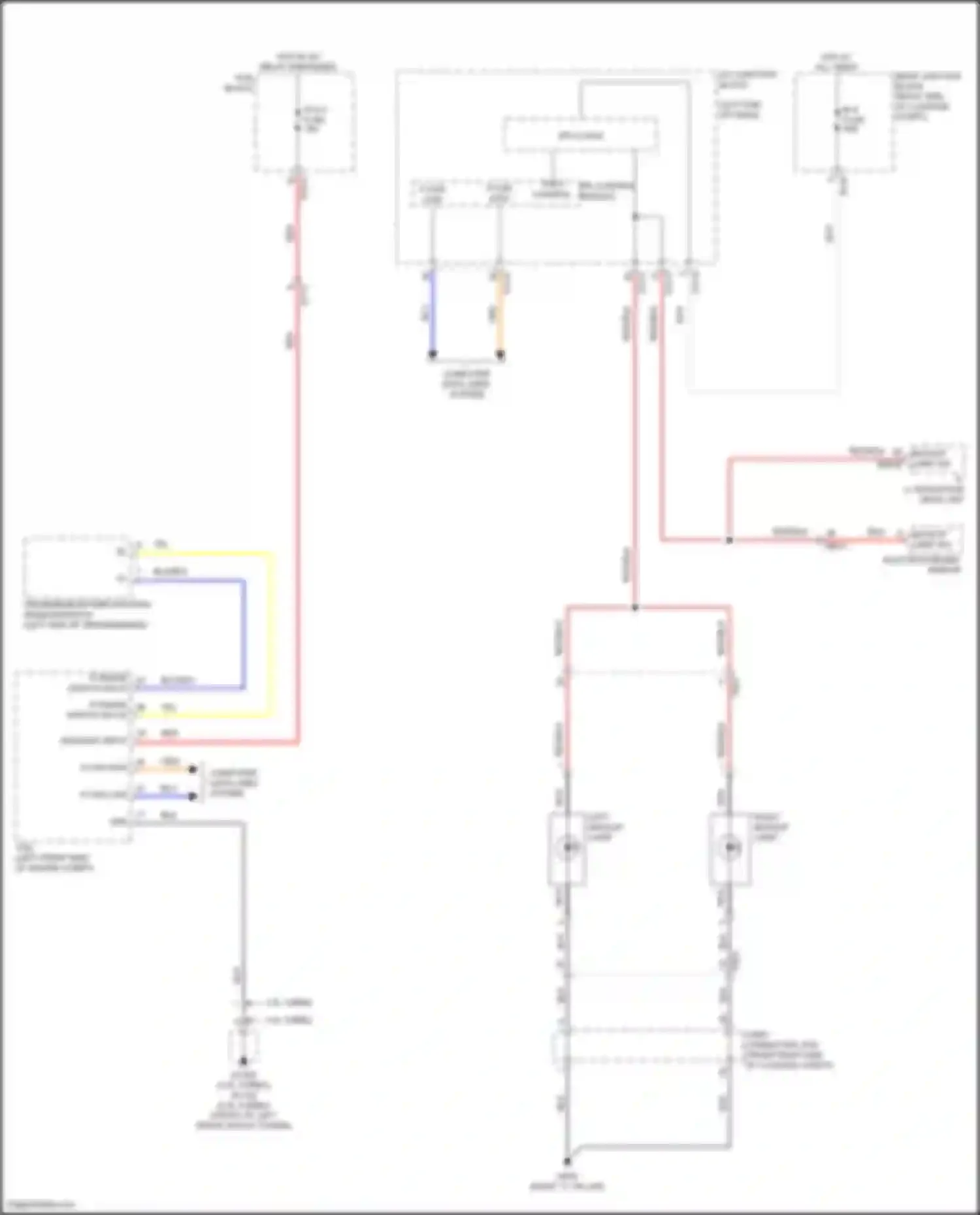 G80 Genesis II (2020-2024): Backup lamps circuit