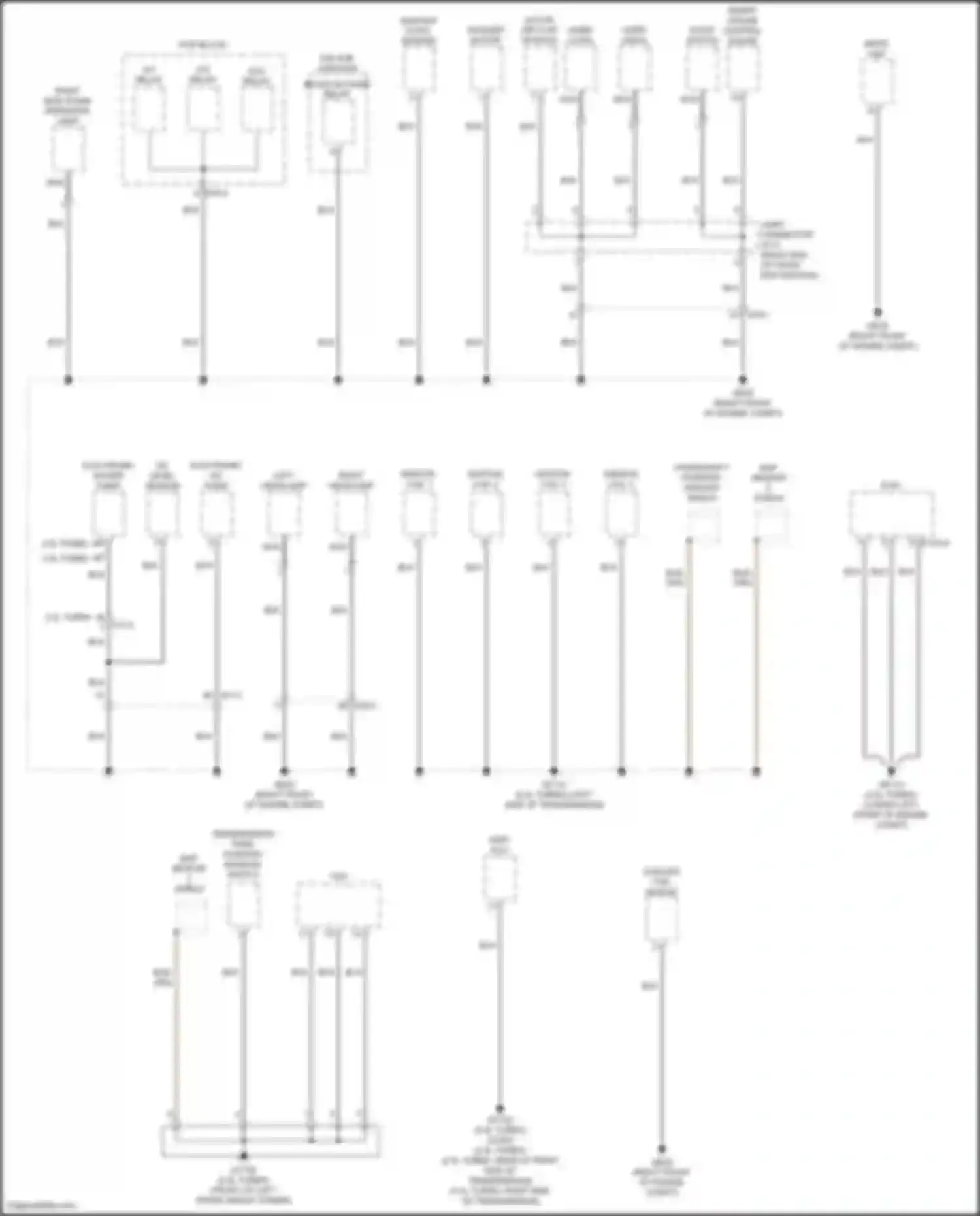 G80 Genesis II (2020-2024): Ground distribution circuit (3 of 7)