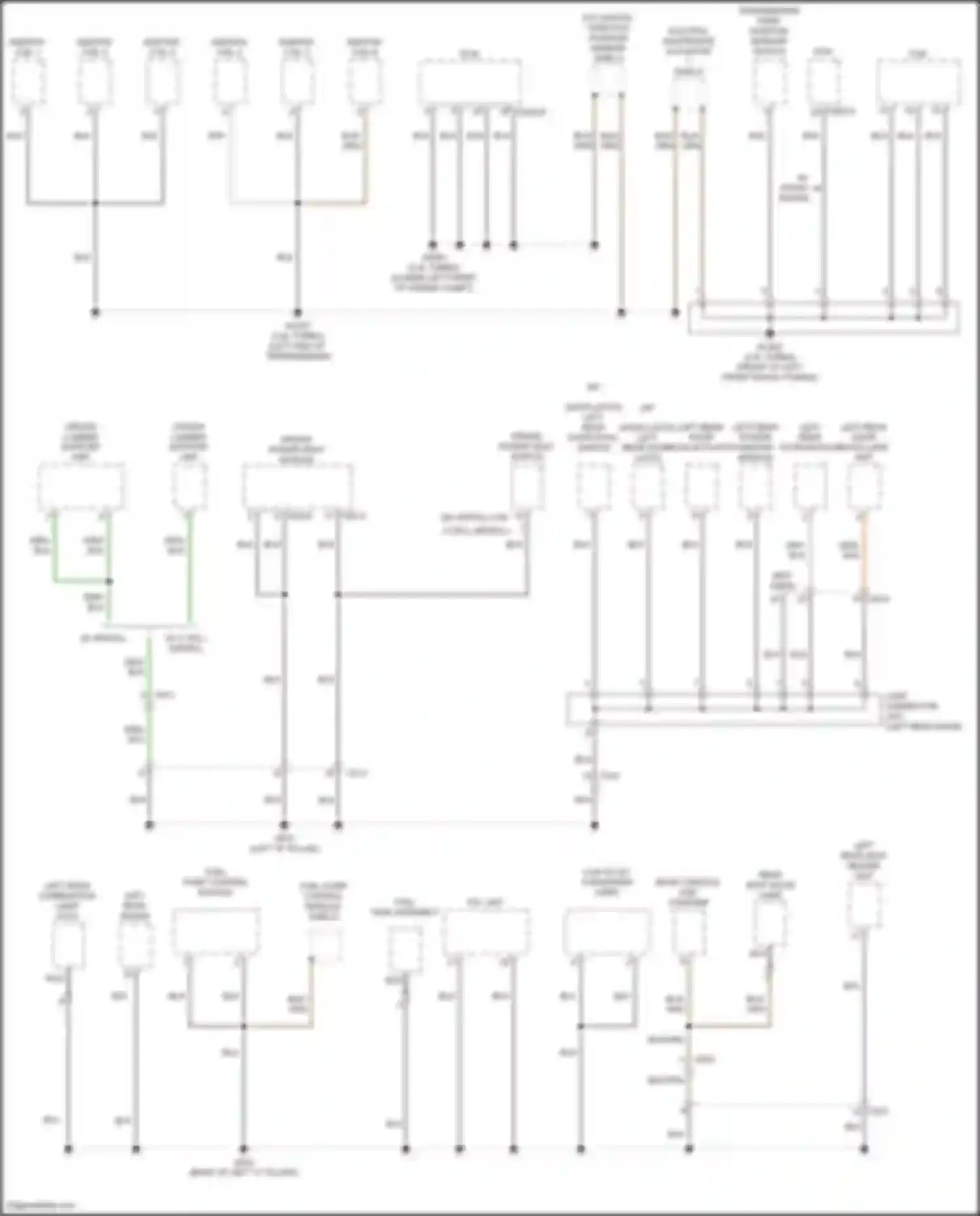 G80 Genesis II (2020-2024): Ground distribution circuit (4 of 7)