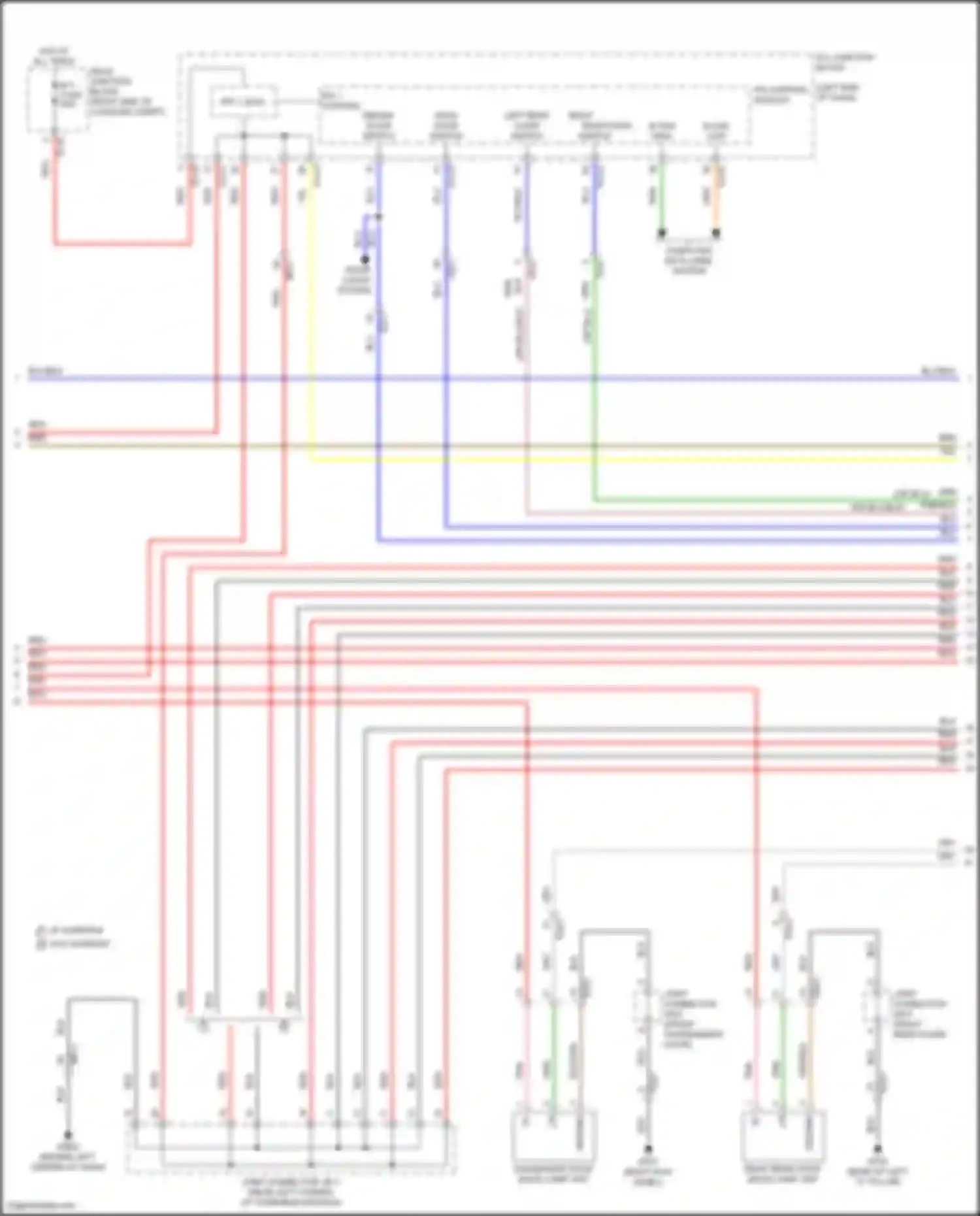 G80 Genesis II (2020-2024): Courtesy lamps circuit (2 of 5)