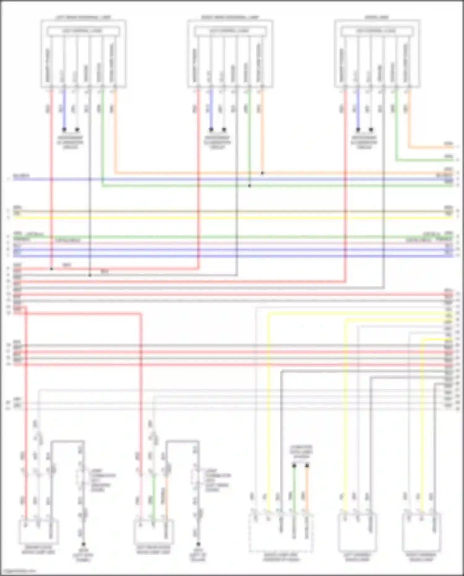G80 Genesis II (2020-2024): Courtesy lamps circuit (3 of 5)