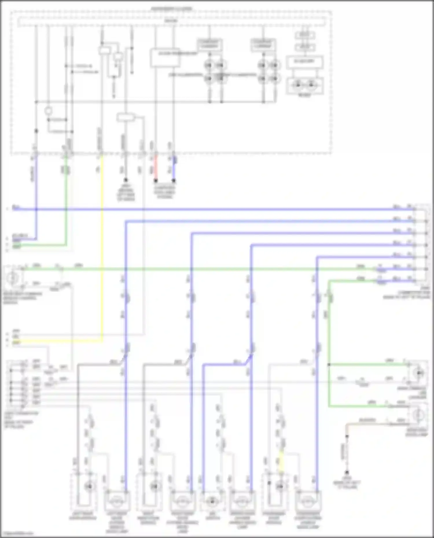 G80 Genesis II (2020-2024): Instrument illumination circuit (3 of 3)
