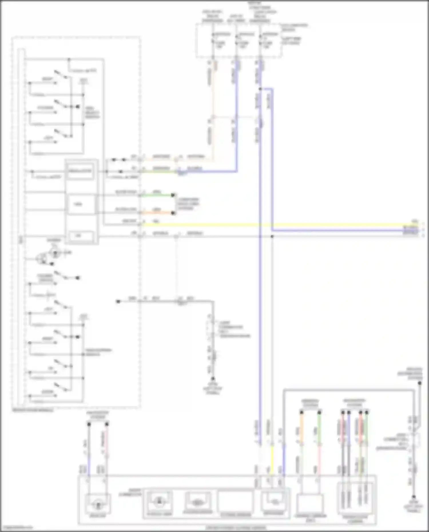 G80 Genesis II (2020-2024): Memory mirrors circuit (1 of 2)