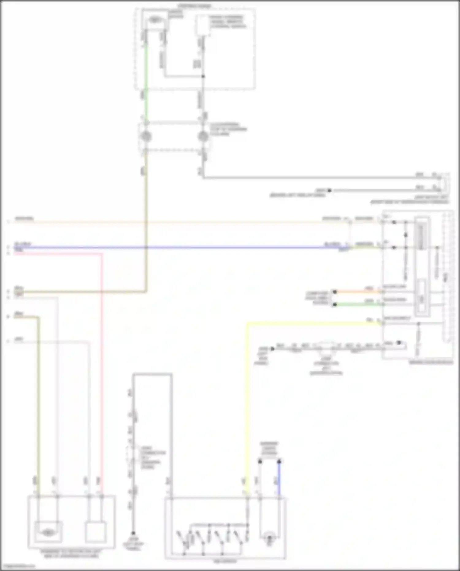 G80 Genesis II (2020-2024): Memory power tilt & power telescopic circuit (2 of 2)