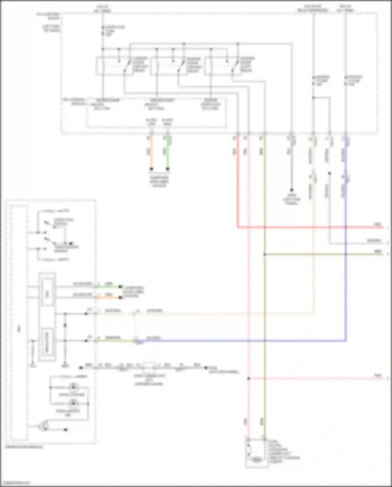 G80 Genesis II (2020-2024): Power door locks circuit, w/ nfc (1 of 8)
