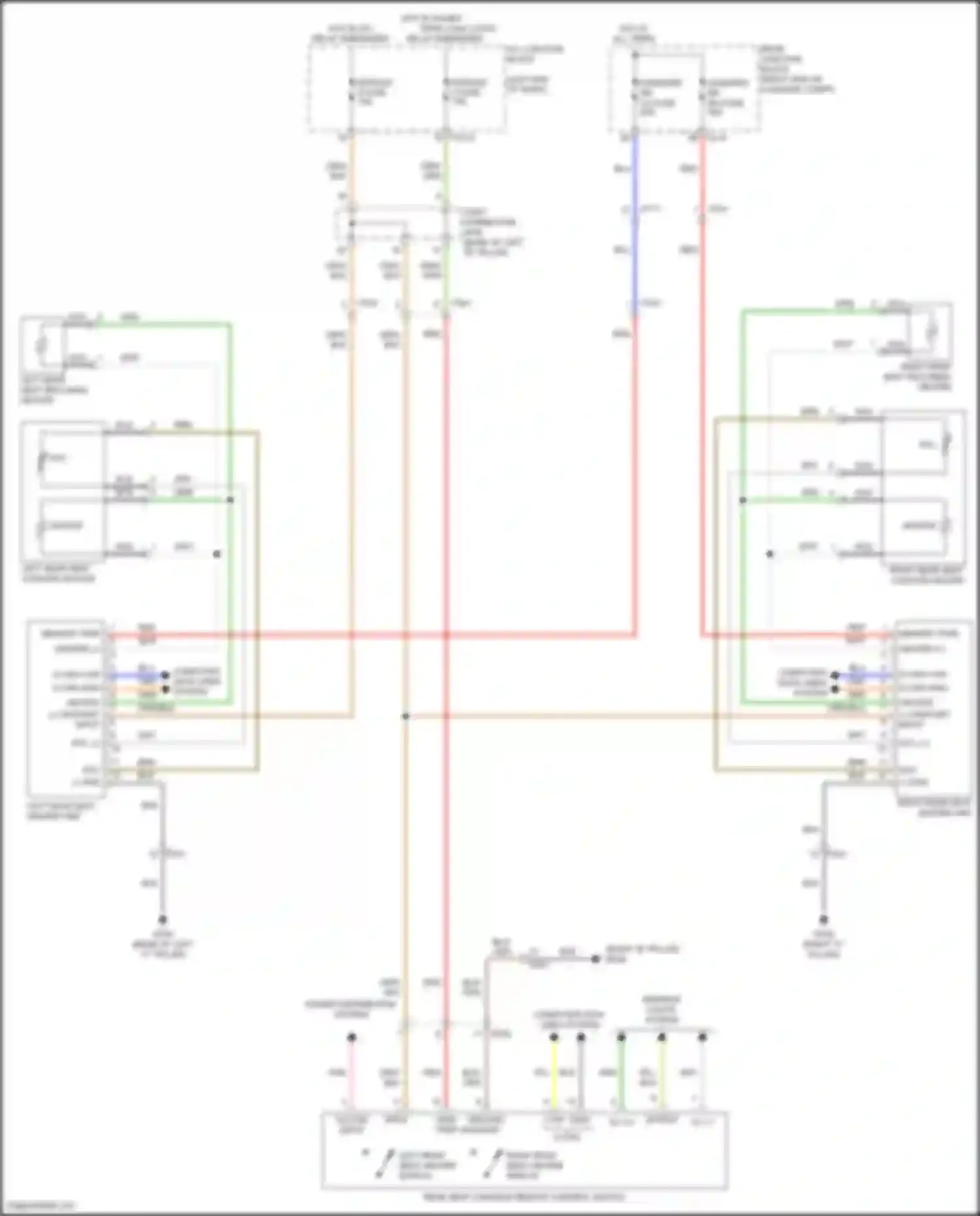 G80 Genesis II (2020-2024): Rear heated seats circuit