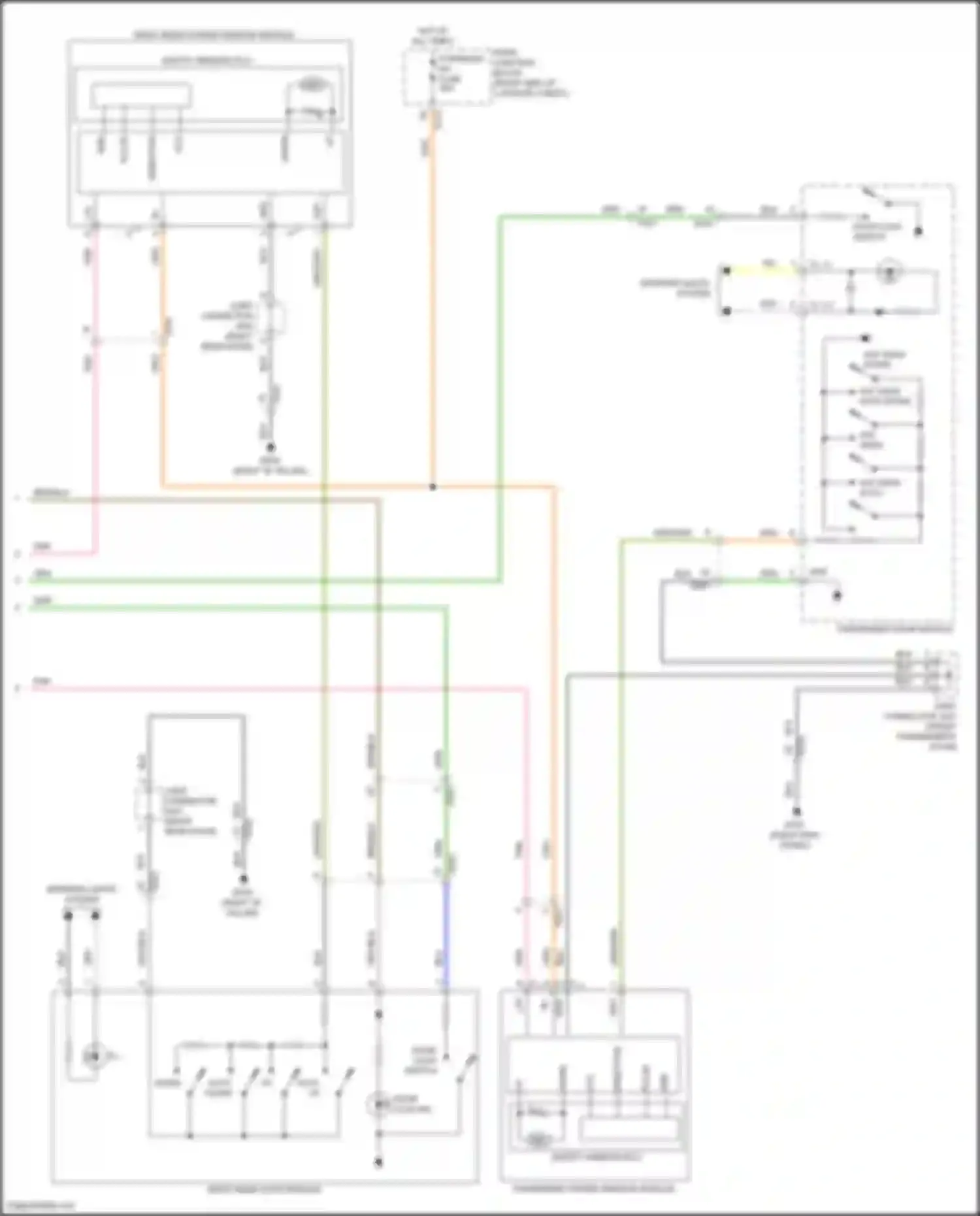 G80 Genesis II (2020-2024): Power windows circuit (3 of 3)