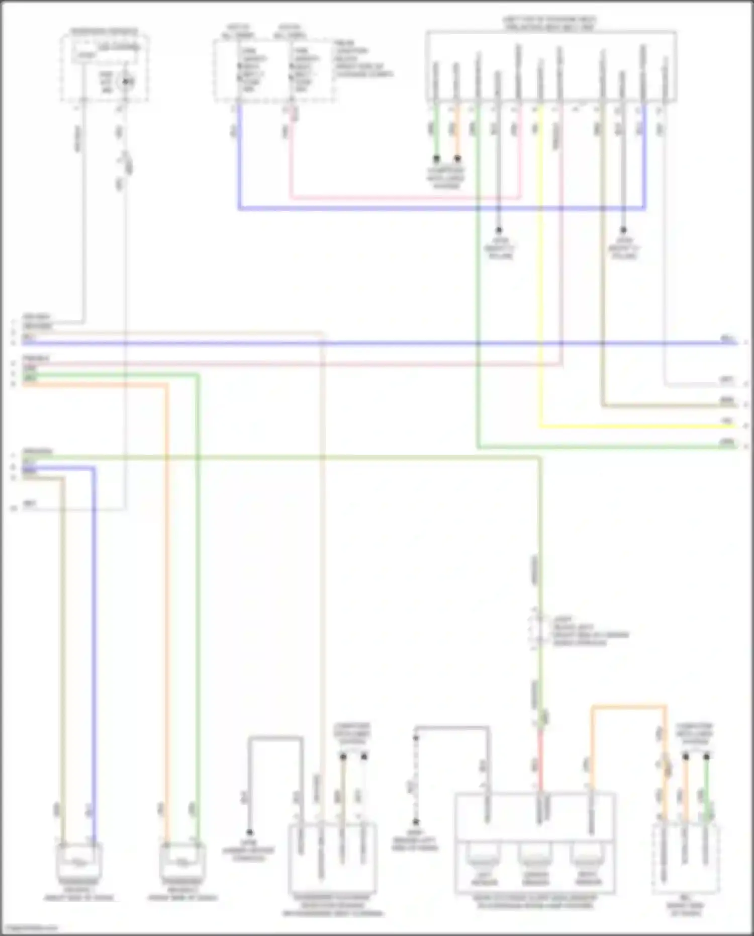 G80 Genesis II (2020-2024): Supplemental restraints circuit (2 of 4)