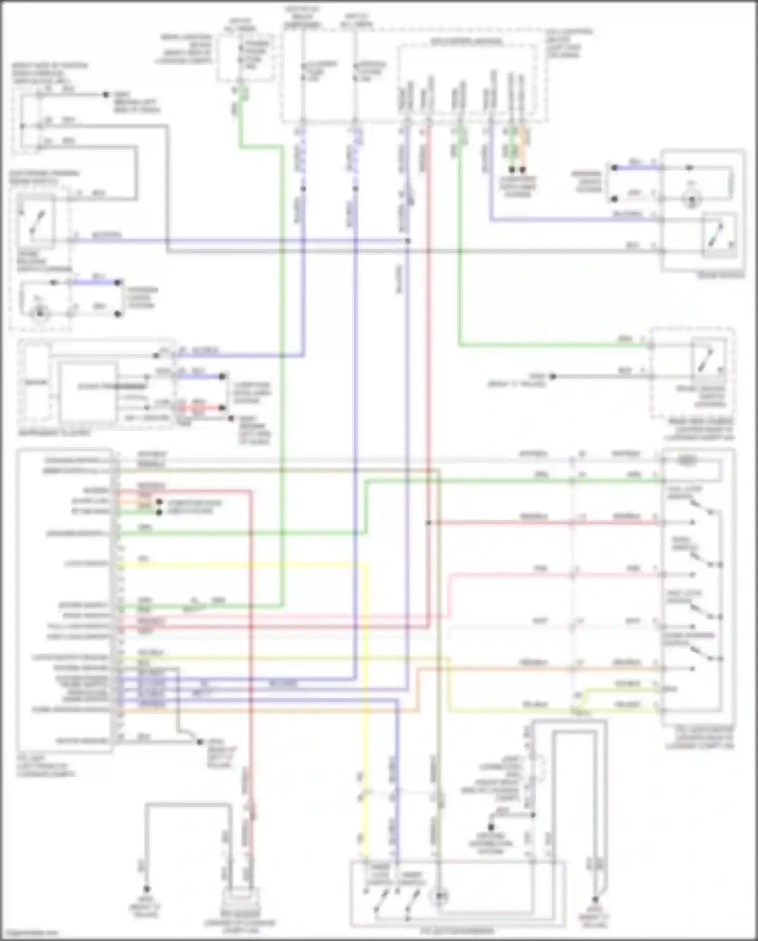 G80 Genesis II (2020-2024): Power tailgate circuit