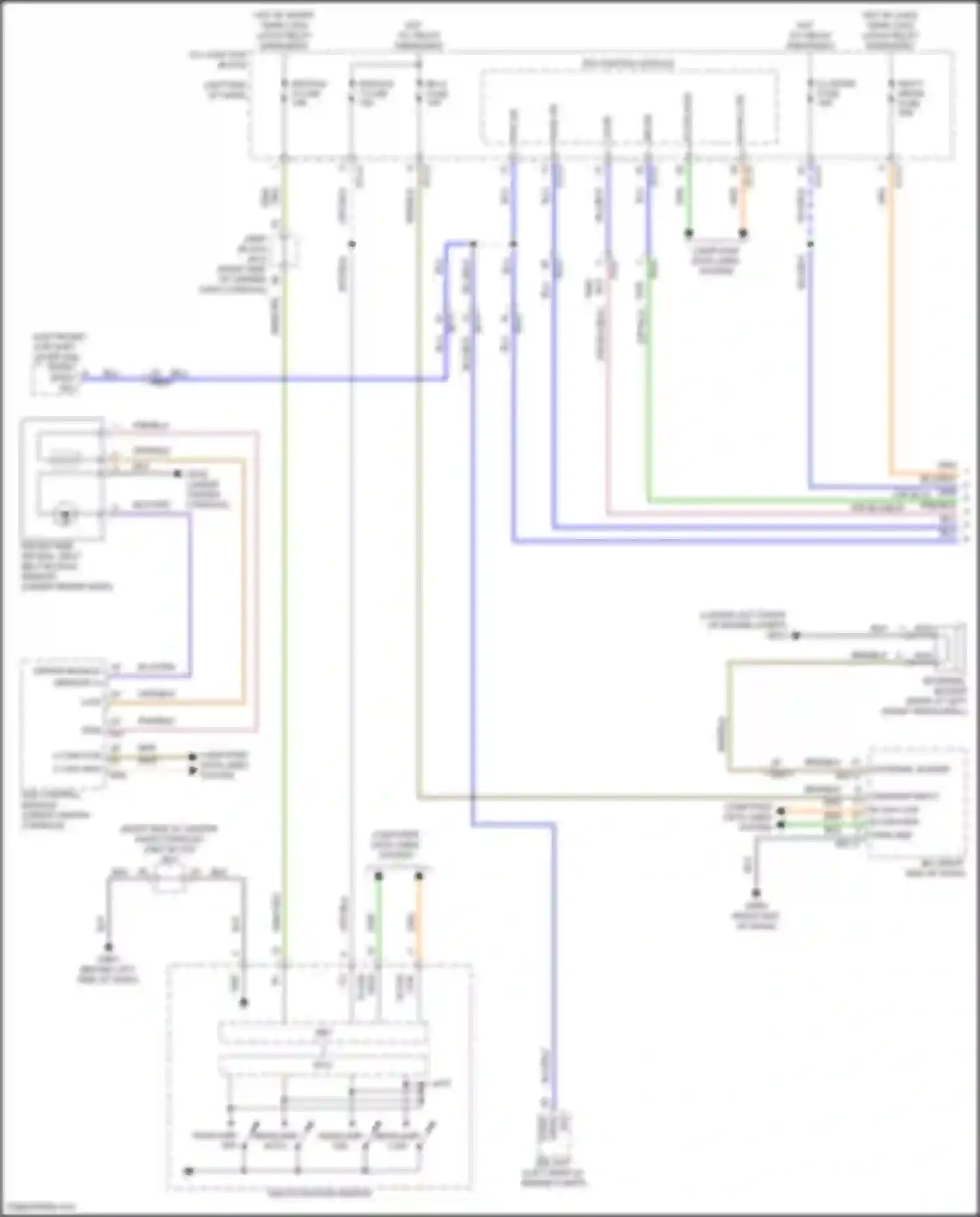 G80 Genesis II (2020-2024): Chime circuit (1 of 2)