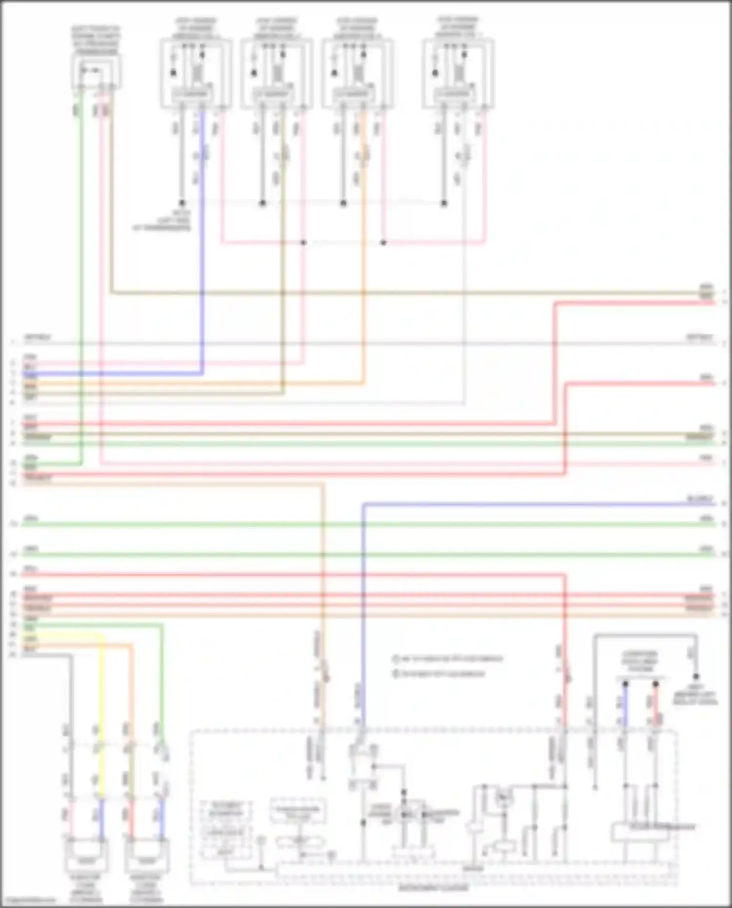 Wiring diagram a/c pressure transducer for Genesis G80 II (2020-2024) (2 of 3)