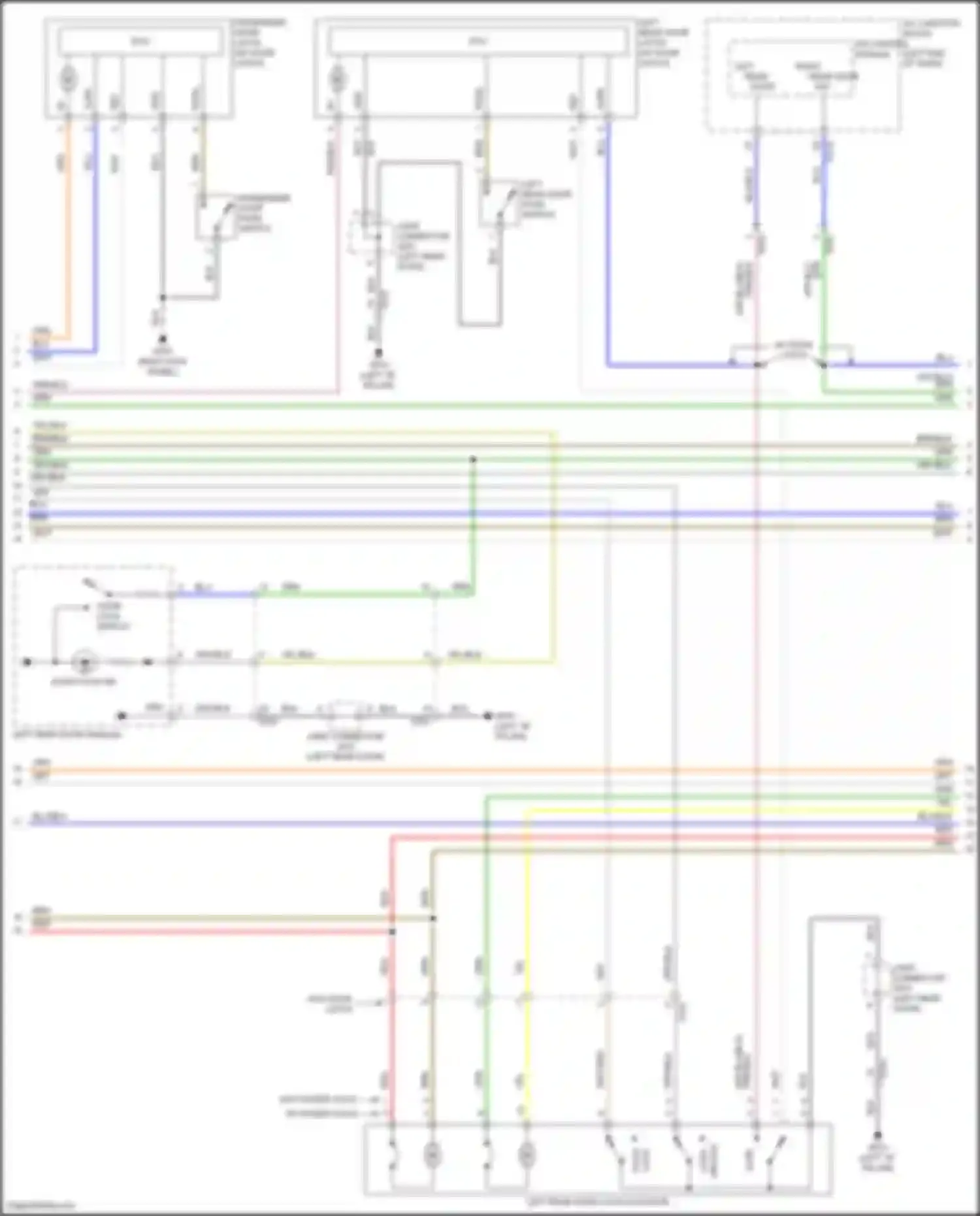 Wiring diagram ajar sw for Genesis G80 II (2020-2024) (6 of 16)