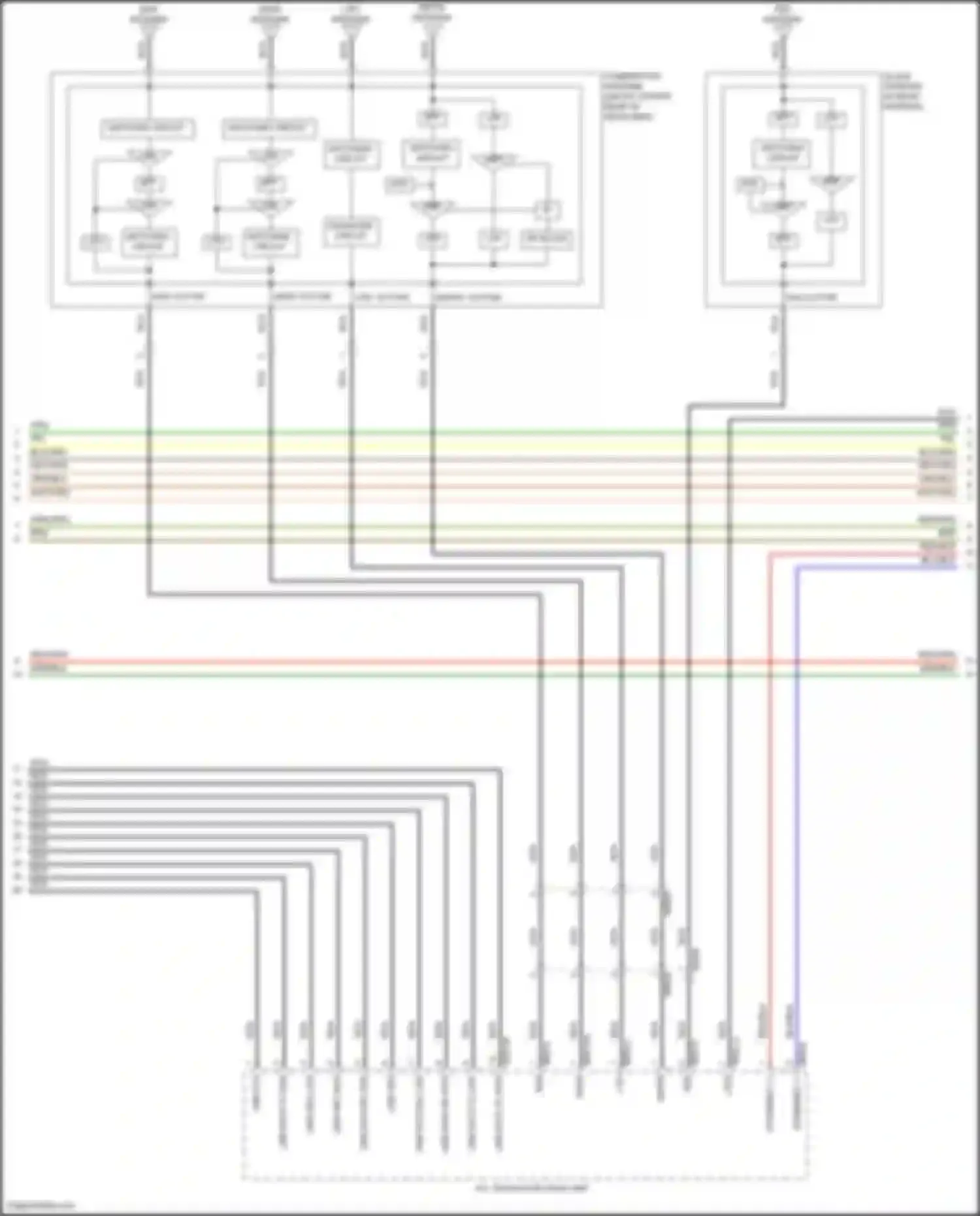 Wiring diagram a/v, navigation head unit for Genesis G80 II (2020-2024) (4 of 35)