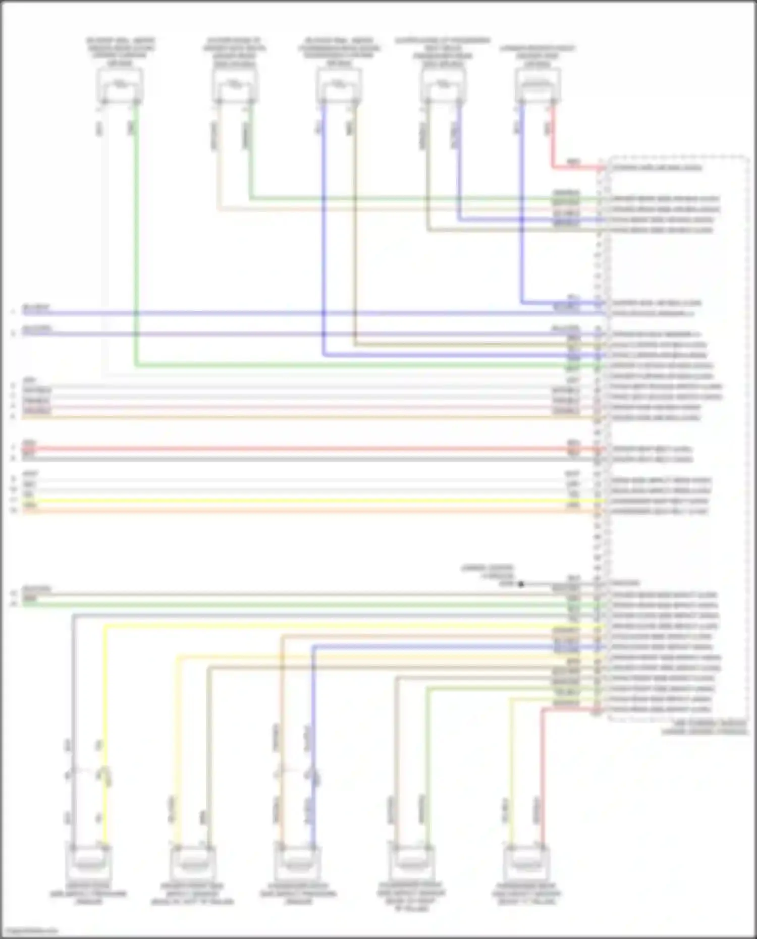 Wiring diagram blu for Genesis G80 II (2020-2024) (10 of 178)