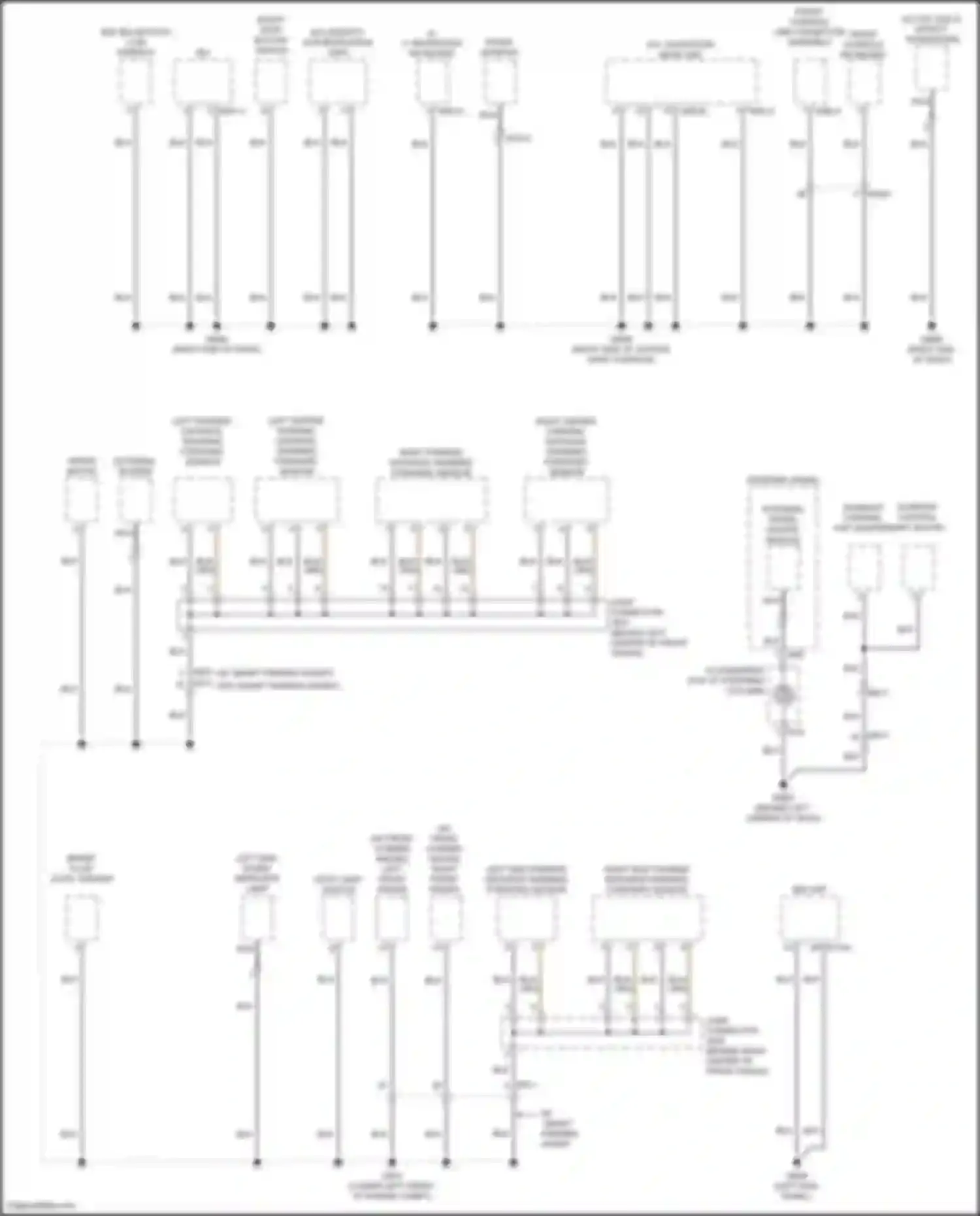 Wiring diagram brake fluid level sensor for Genesis G80 II (2020-2024) (2 of 4)