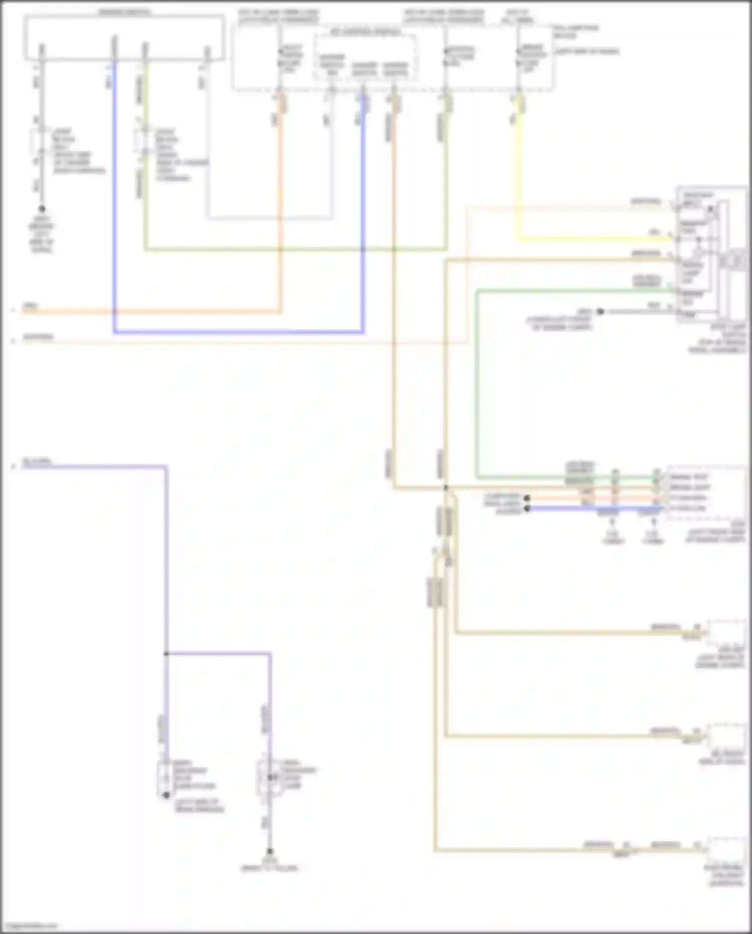 Wiring diagram brake light sw for Genesis G80 II (2020-2024) (3 of 3)