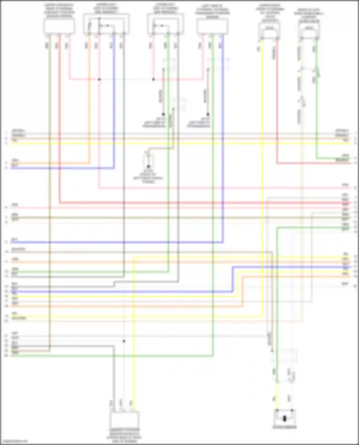 Wiring diagram canister close valve for Genesis G80 II (2020-2024) (1 of 2)