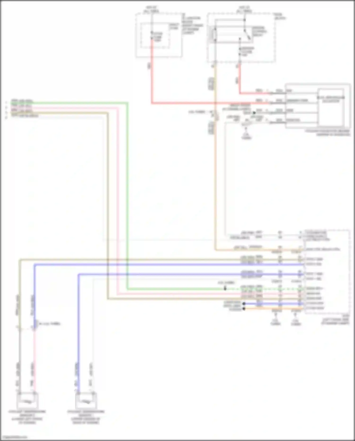 Wiring diagram cooling fan pwm output for Genesis G80 II (2020-2024) (1 of 2)