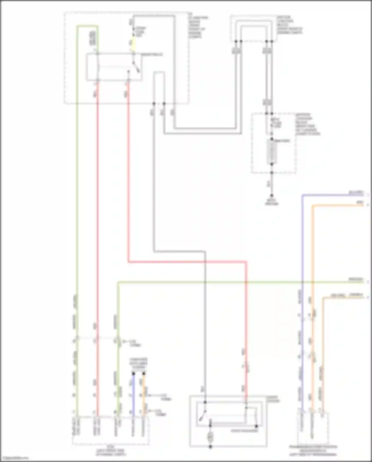 Wiring diagram ctrl high for Genesis G80 II (2020-2024) (1 of 1)