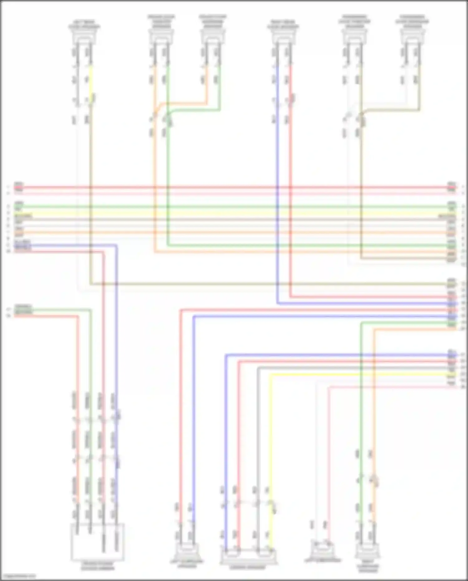 Wiring diagram driver power outside mirror for Genesis G80 II (2020-2024) (8 of 13)