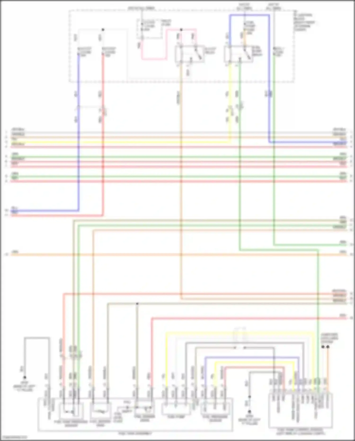 Wiring diagram e-cvvt 2 fuse for Genesis G80 II (2020-2024) (1 of 1)