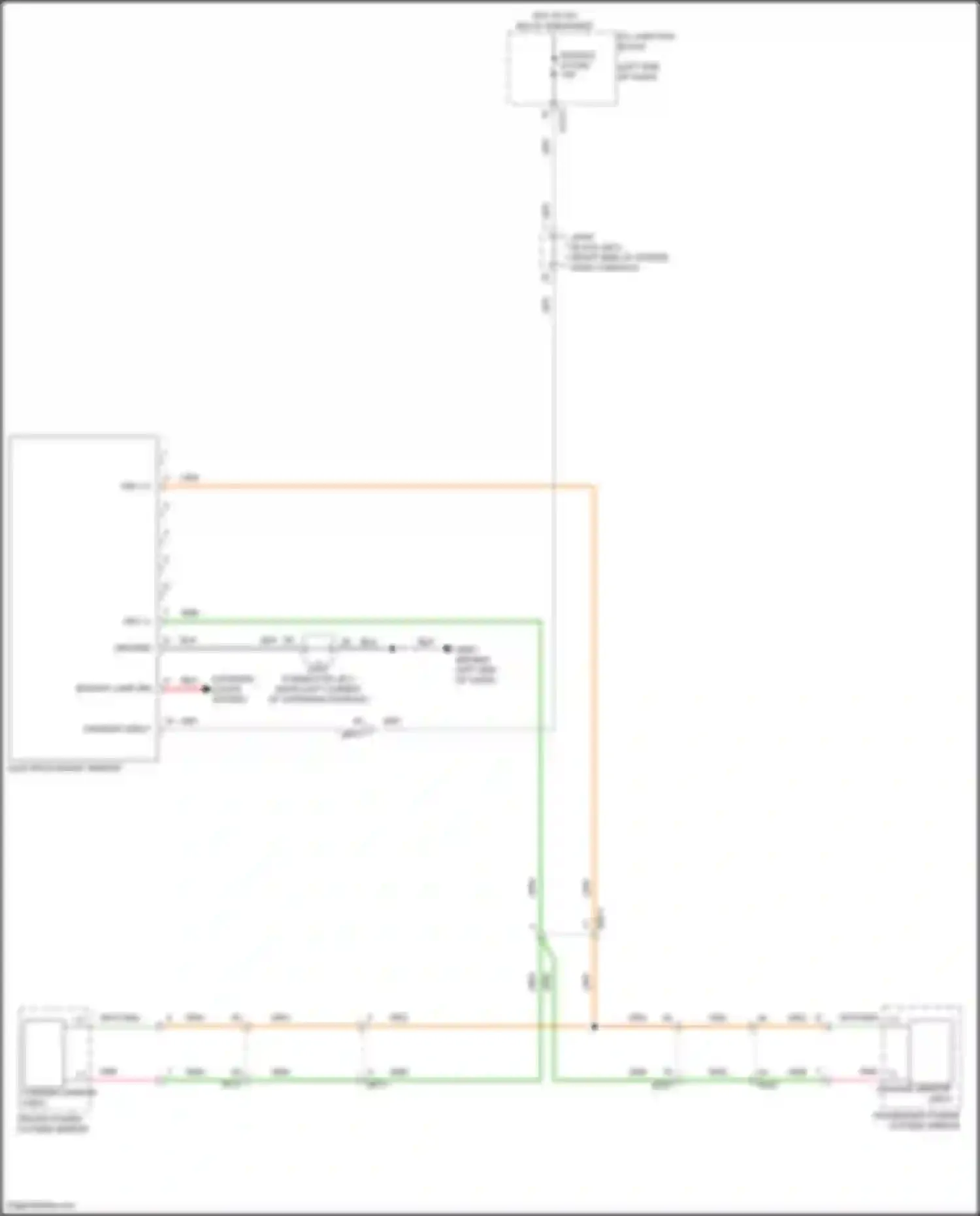 Wiring diagram electrochromic mirror for Genesis G80 II (2020-2024) (2 of 5)