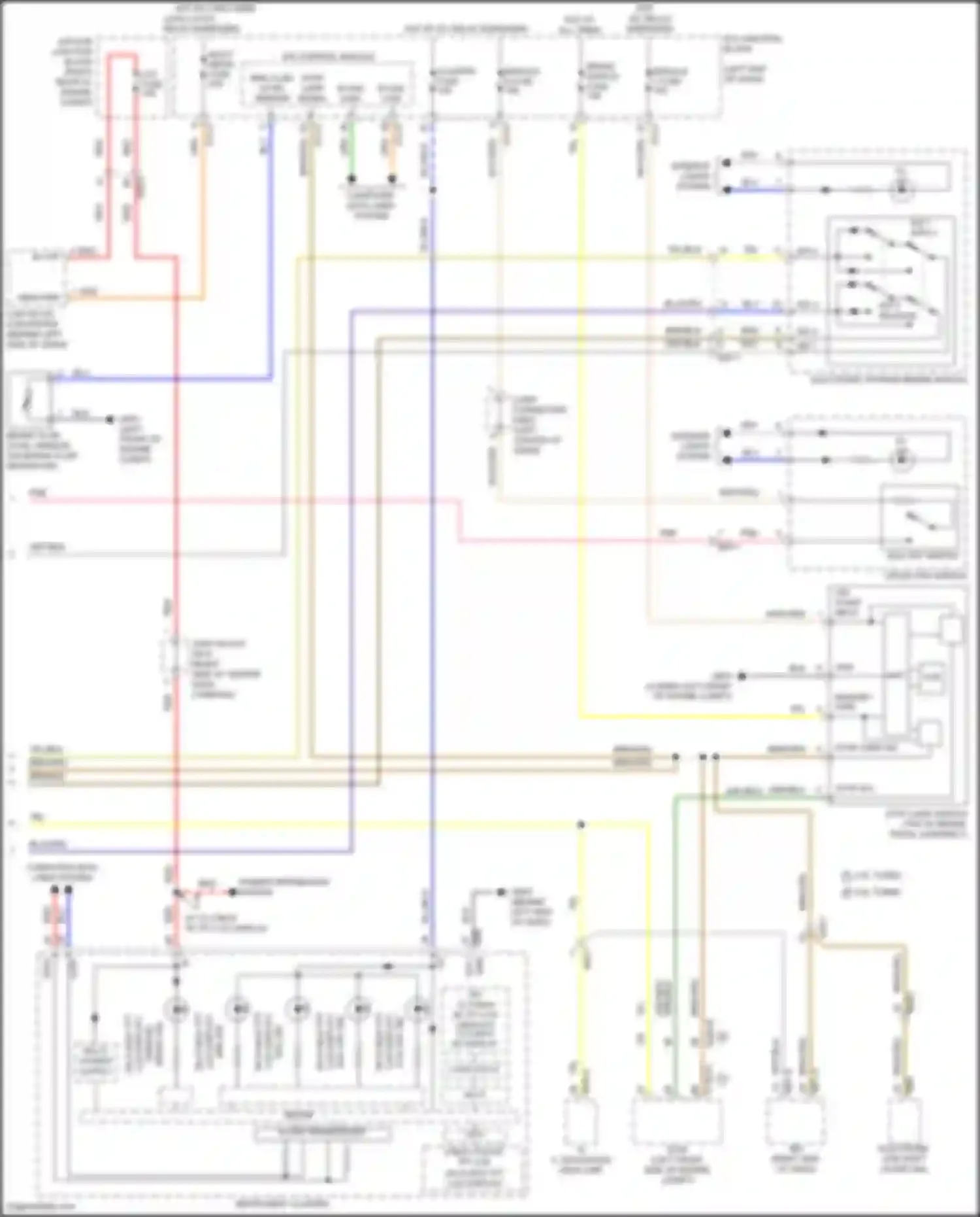 Wiring diagram esc ind for Genesis G80 II (2020-2024) (1 of 2)