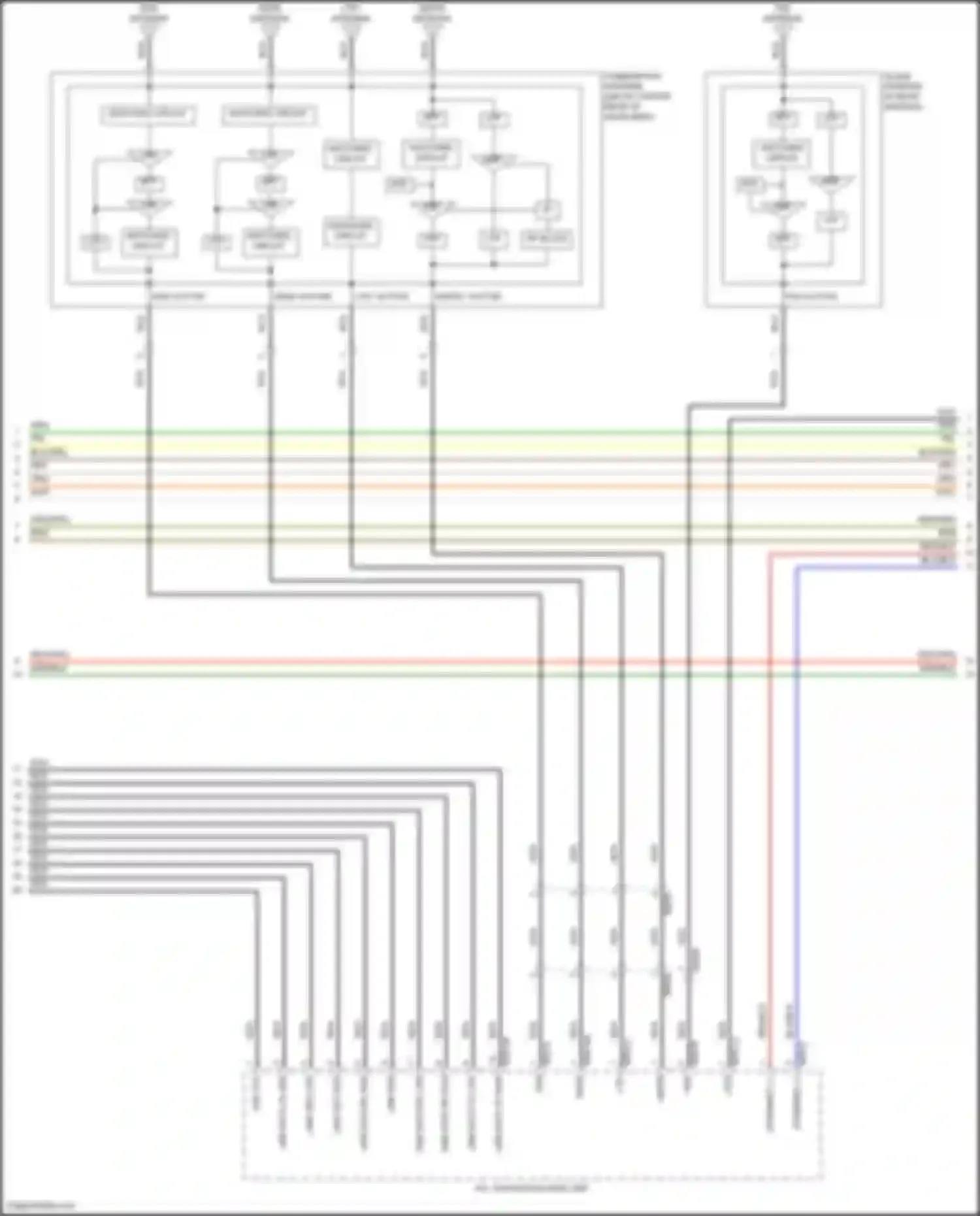 Wiring diagram gnss antenna for Genesis G80 II (2020-2024) (1 of 6)