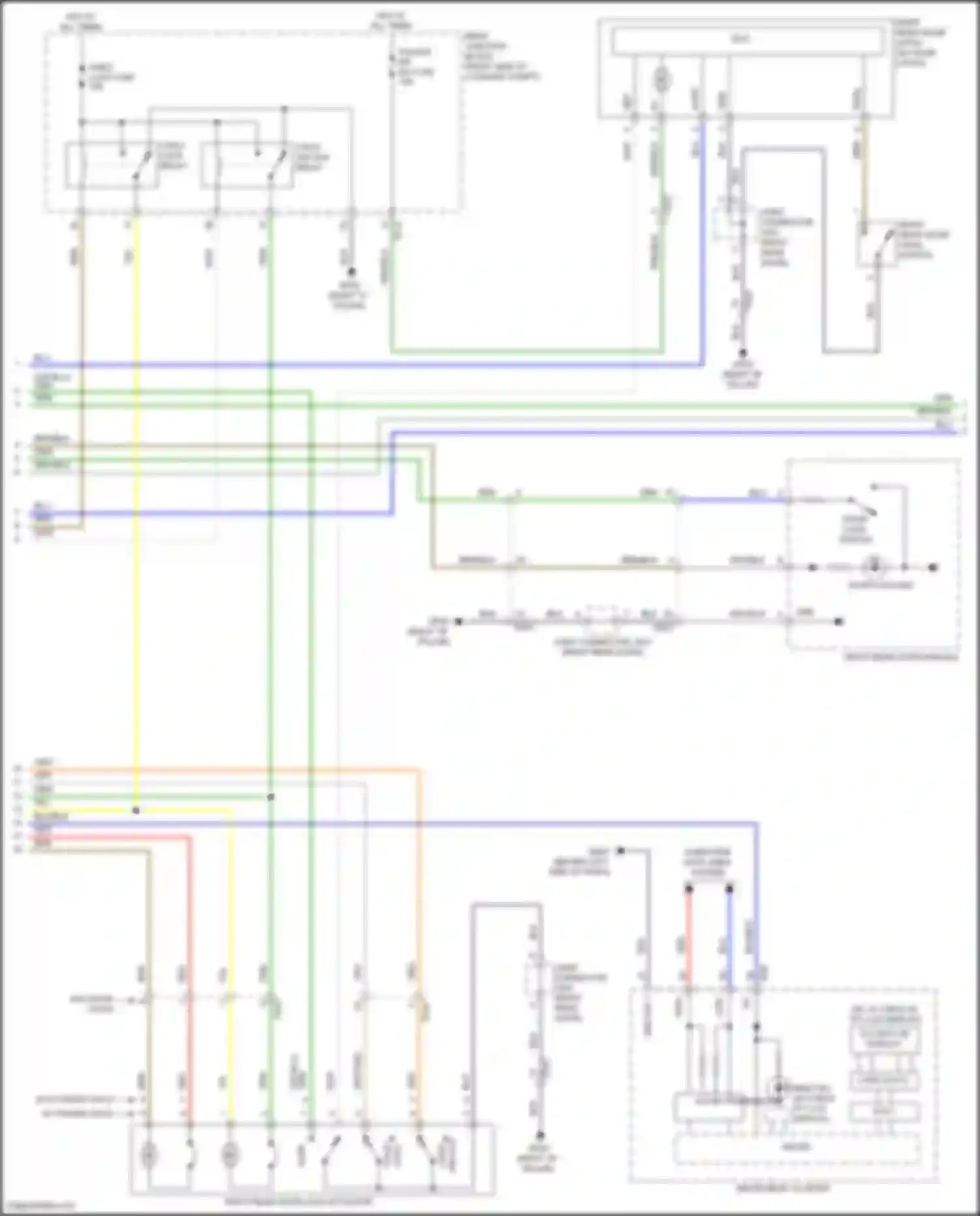 Wiring diagram grn/blk for Genesis G80 II (2020-2024) (38 of 65)