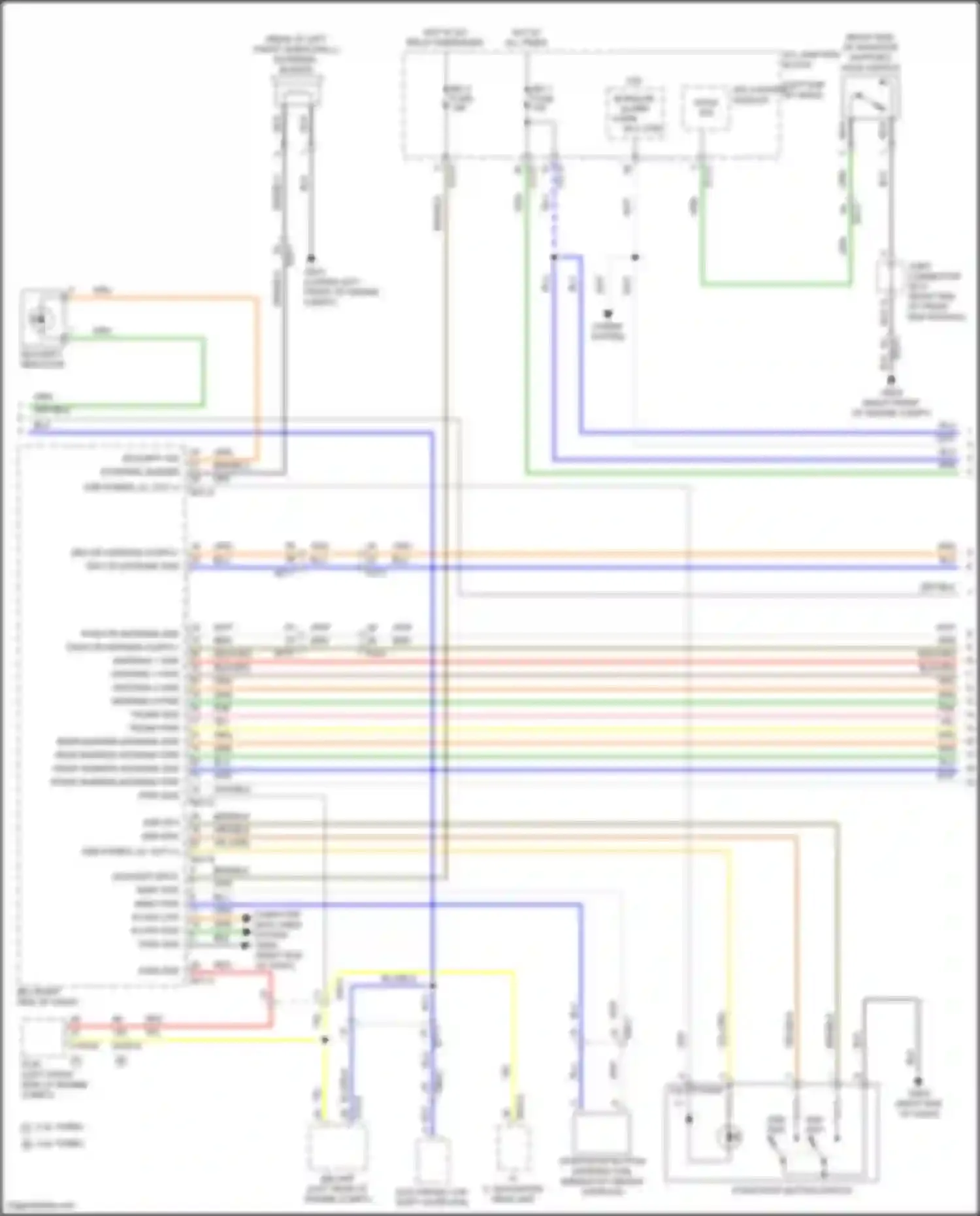 Wiring diagram ibu 1 fuse for Genesis G80 II (2020-2024) (1 of 5)