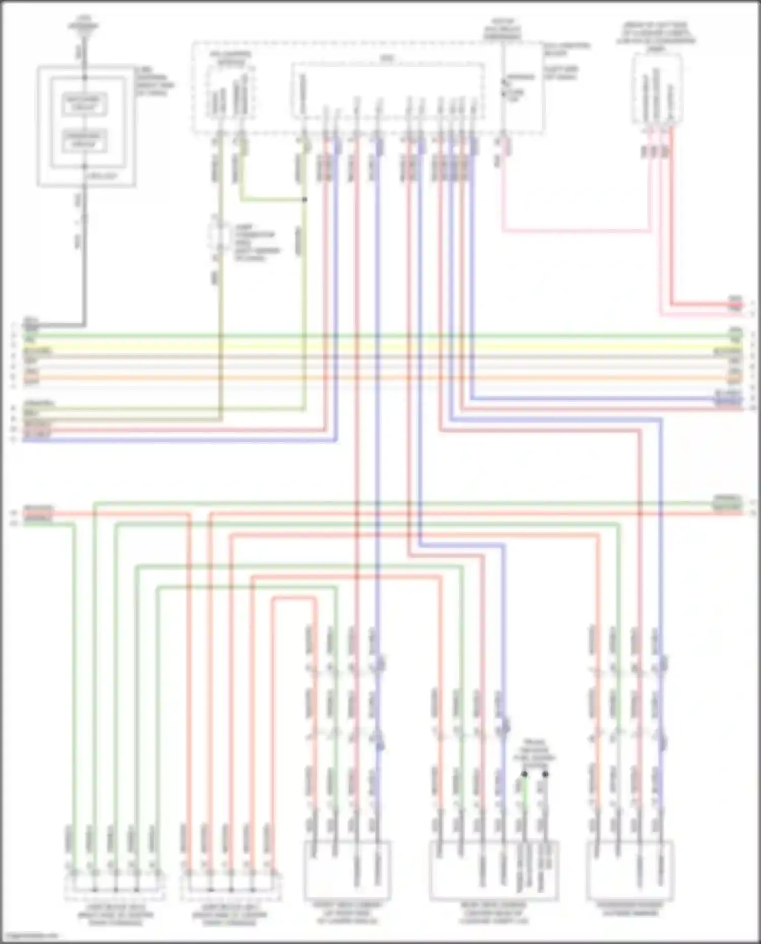 Wiring diagram icu-d for Genesis G80 II (2020-2024) (8 of 45)