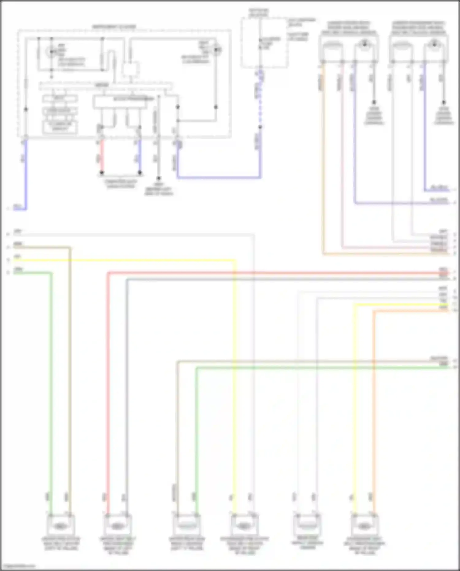Wiring diagram icu-h for Genesis G80 II (2020-2024) (10 of 62)