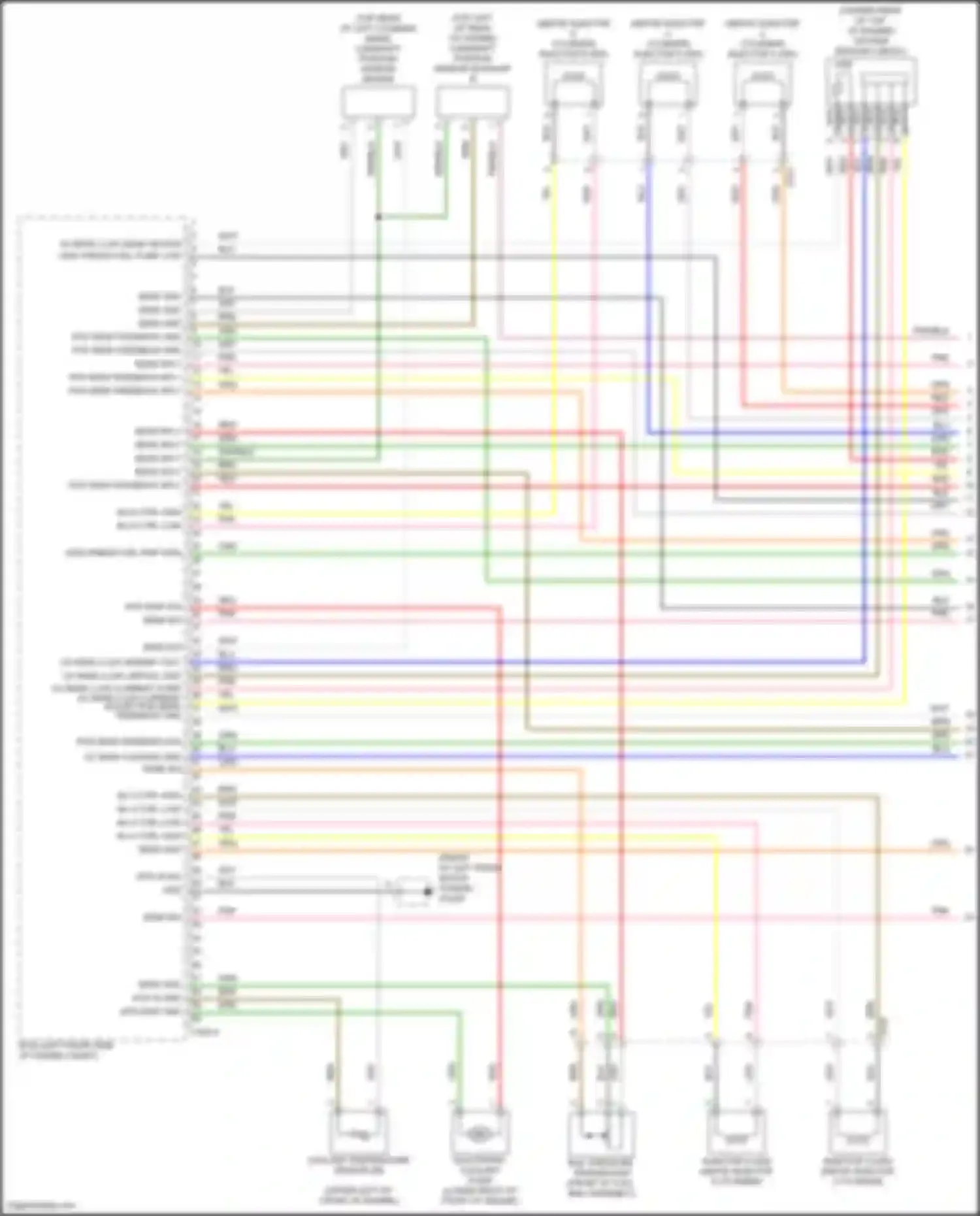 Wiring diagram inj 5 ctrl low for Genesis G80 II (2020-2024) (1 of 1)