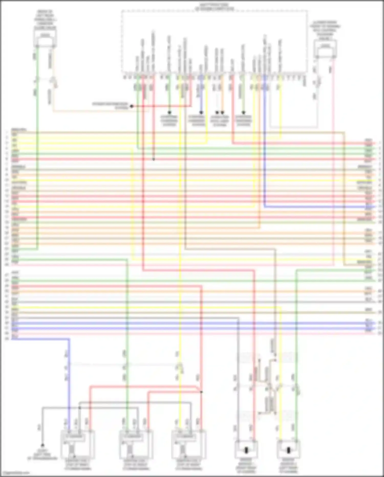 Wiring diagram knock sens 1 high for Genesis G80 II (2020-2024) (1 of 1)