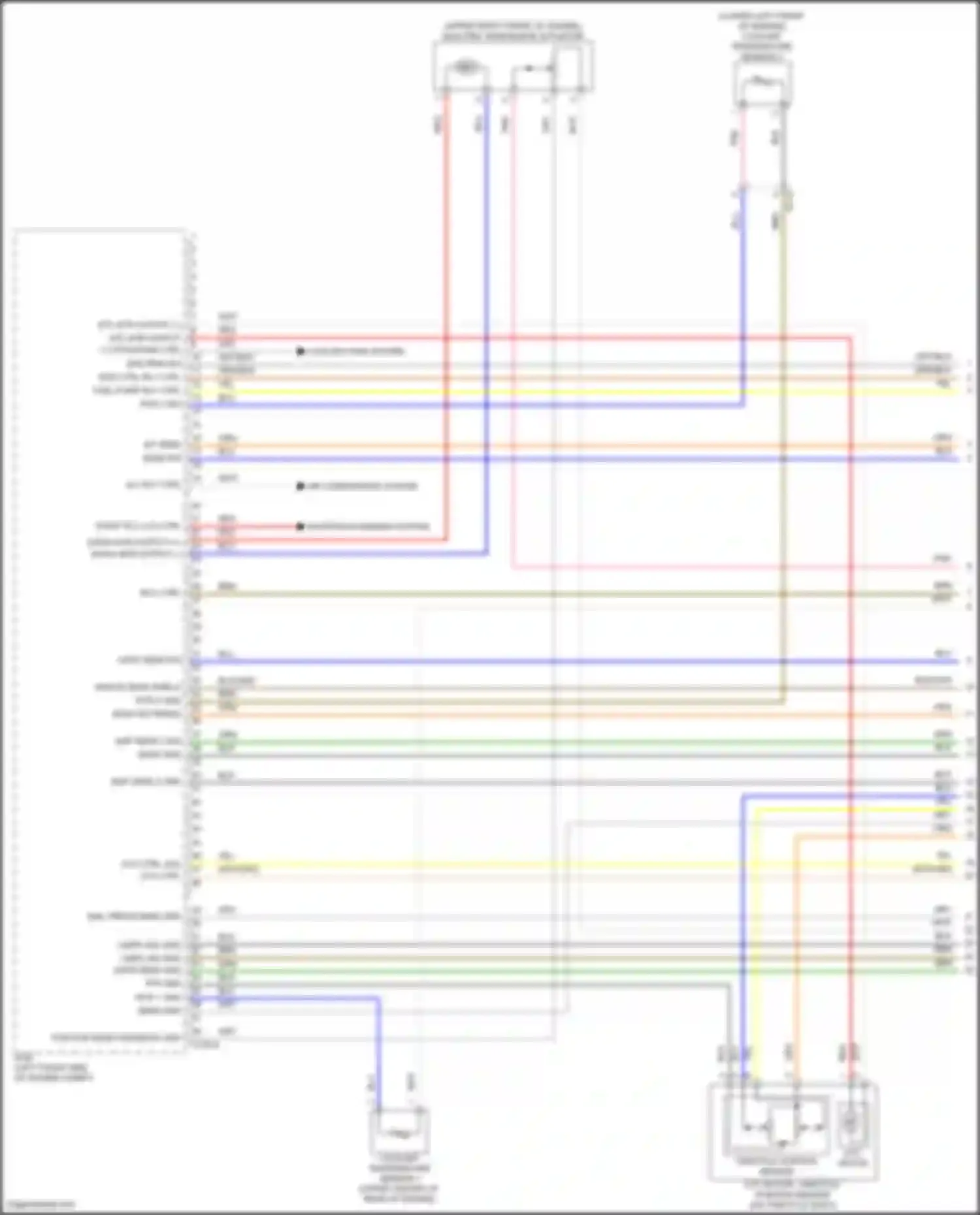 Wiring diagram knock sens shield for Genesis G80 II (2020-2024) (1 of 2)