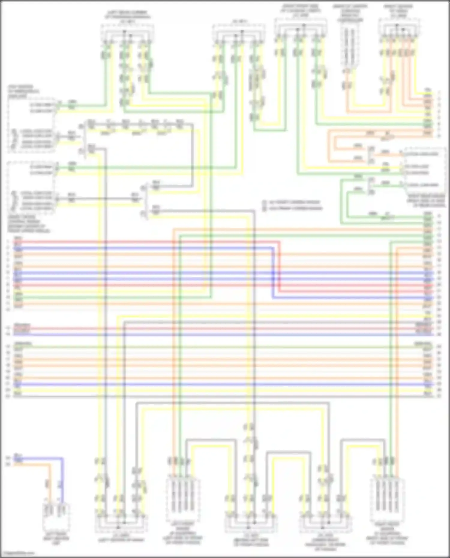 Wiring diagram local-can low adas-can low for Genesis G80 II (2020-2024) (1 of 1)