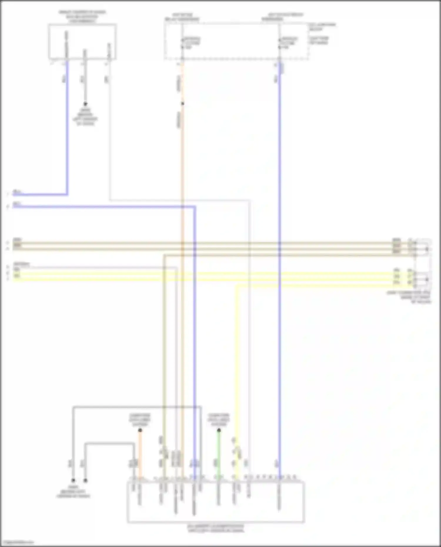 Wiring diagram module 12 fuse for Genesis G80 II (2020-2024) (1 of 4)