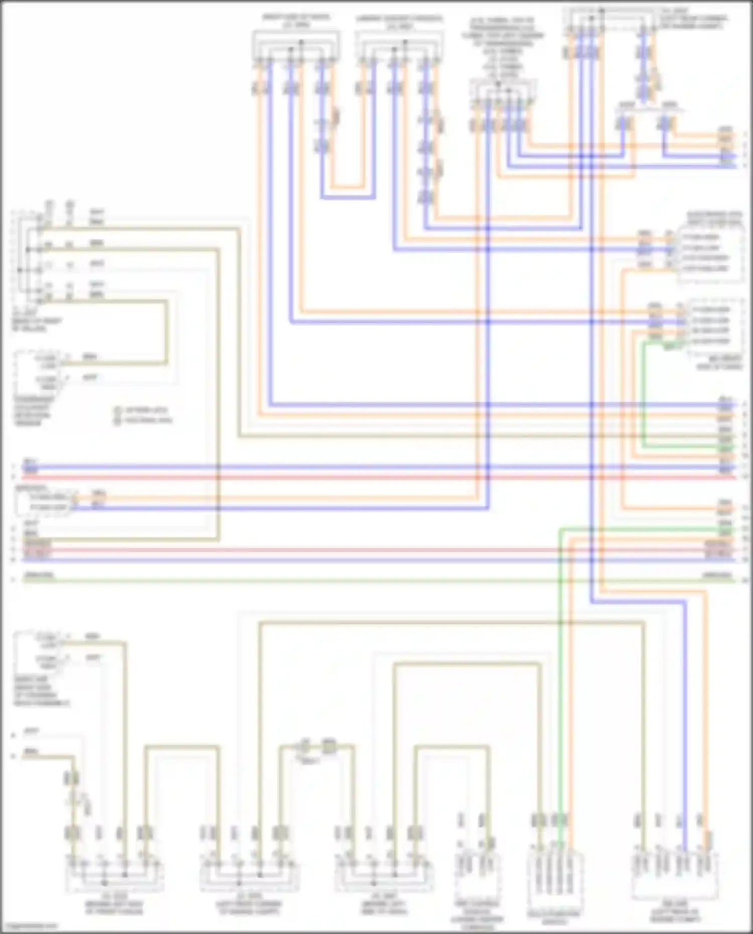 Wiring diagram passenger occupant detection sensor for Genesis G80 II (2020-2024) (1 of 4)