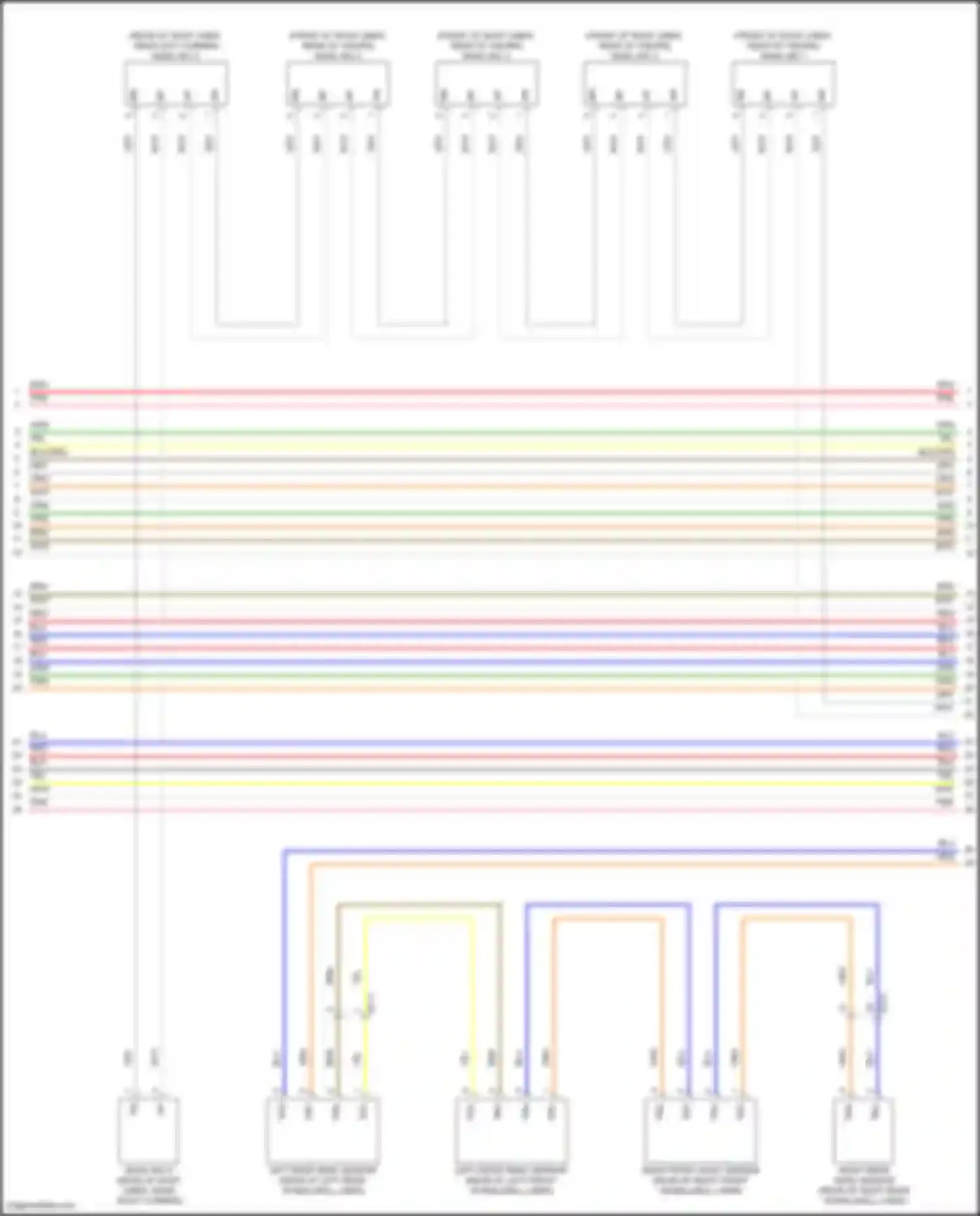 Wiring diagram ranc mic 3 for Genesis G80 II (2020-2024) (1 of 2)