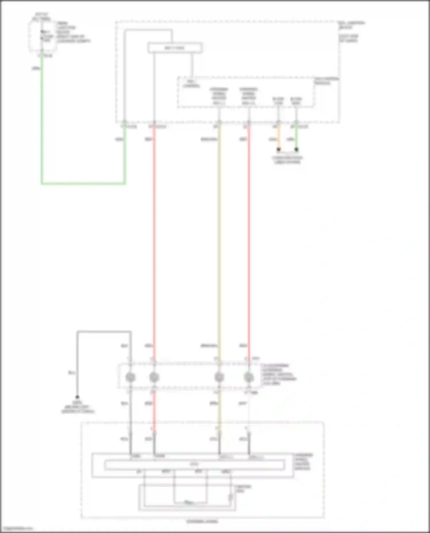 Wiring diagram rear junction block for Genesis G80 II (2020-2024) (4 of 19)