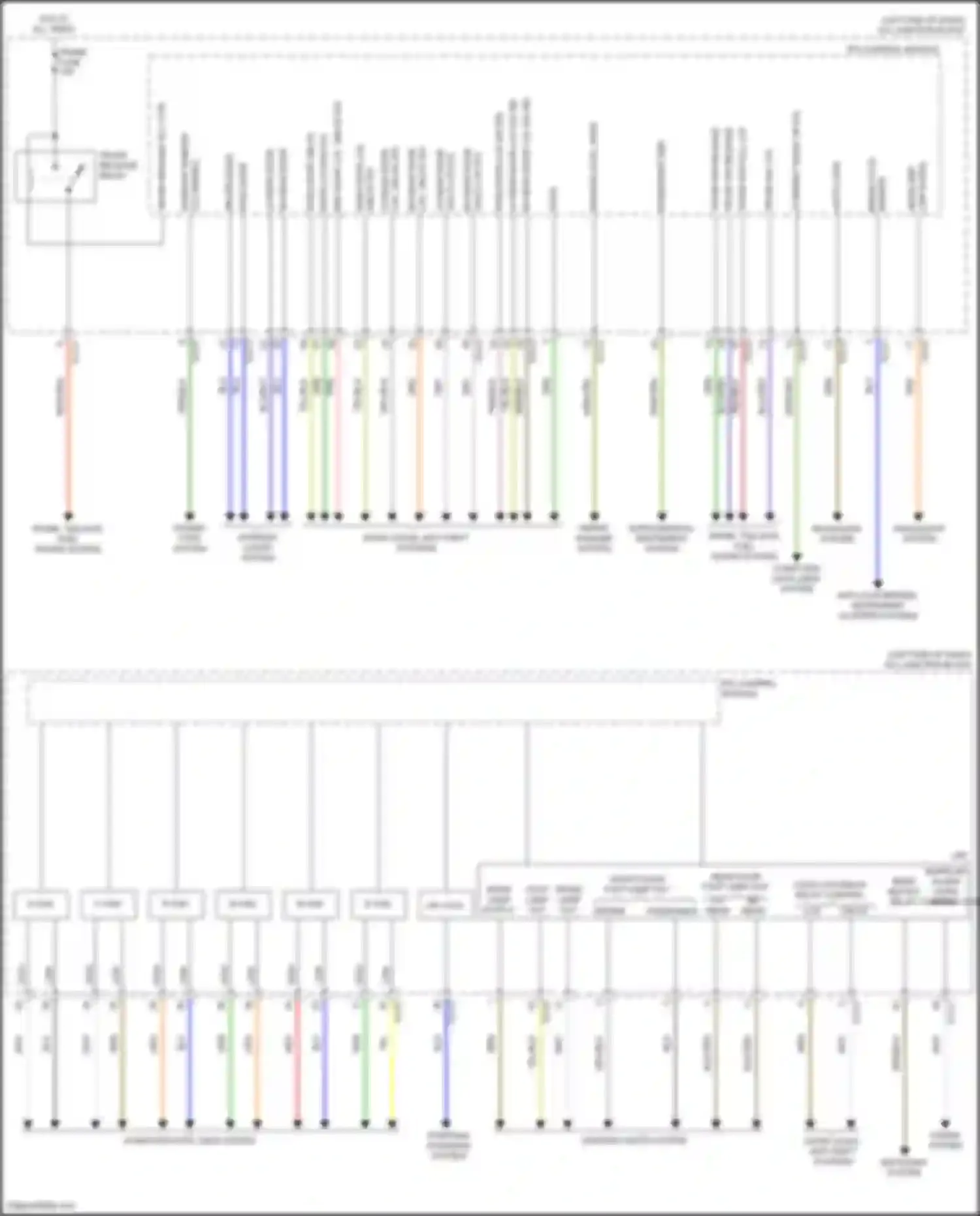 Wiring diagram red/org for Genesis G80 II (2020-2024) (52 of 60)