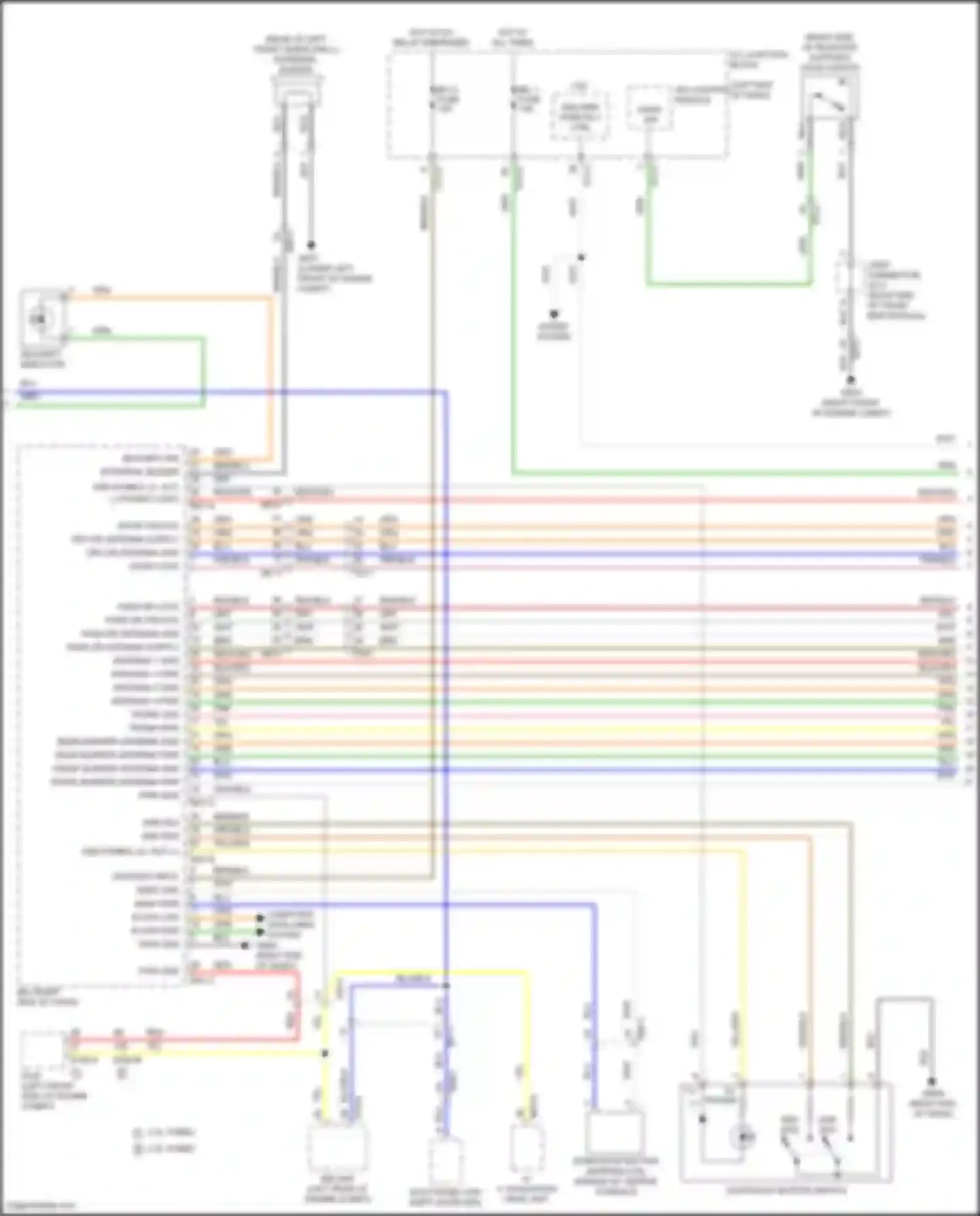 Wiring diagram relay energized for Genesis G80 II (2020-2024) (30 of 50)