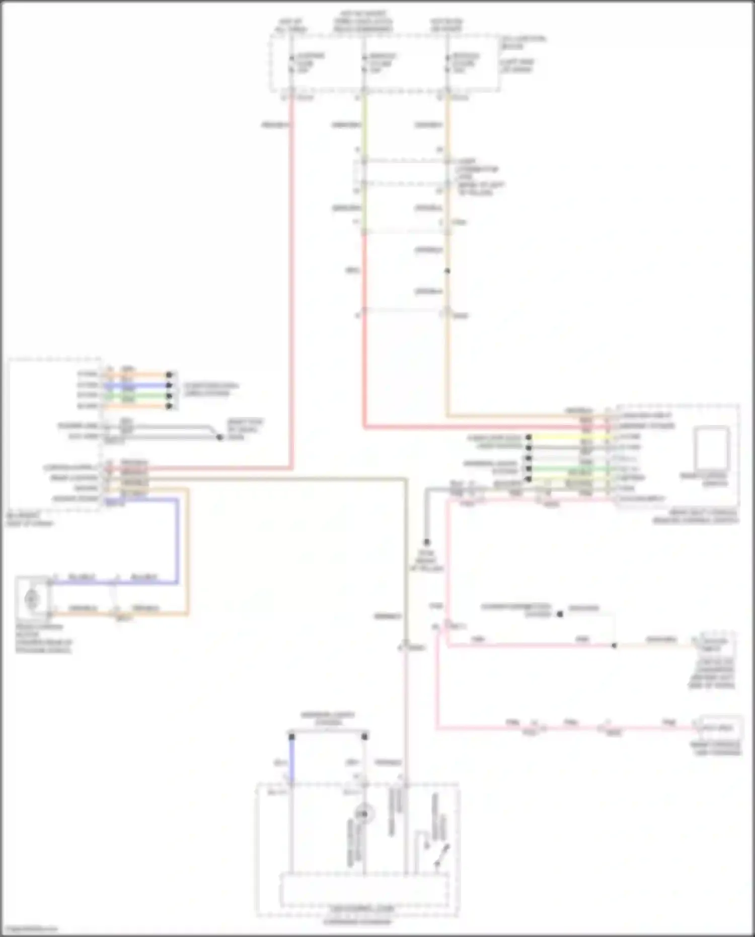 Wiring diagram right end of dash) for Genesis G80 II (2020-2024) (8 of 14)