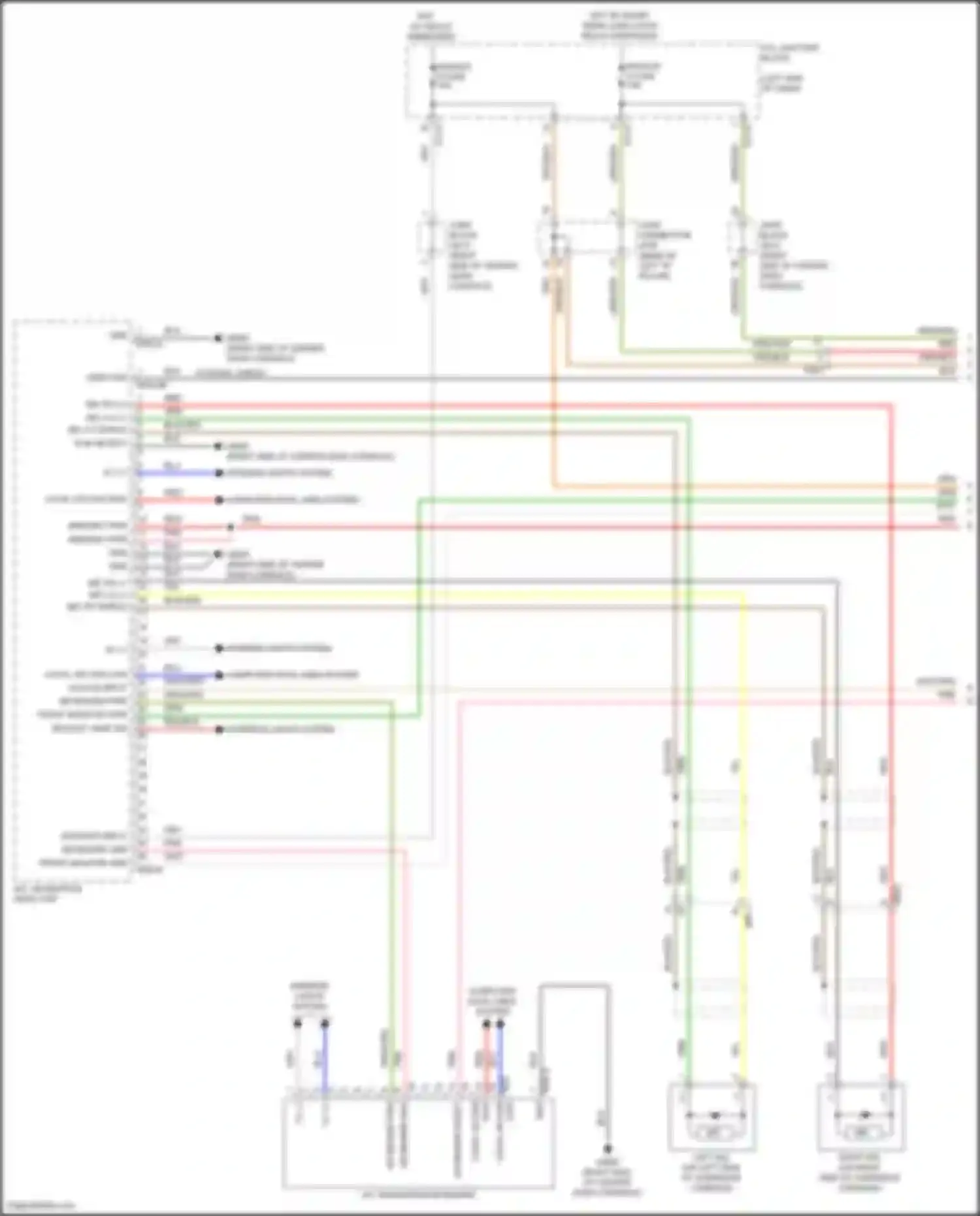 Wiring diagram right mic for Genesis G80 II (2020-2024) (1 of 6)