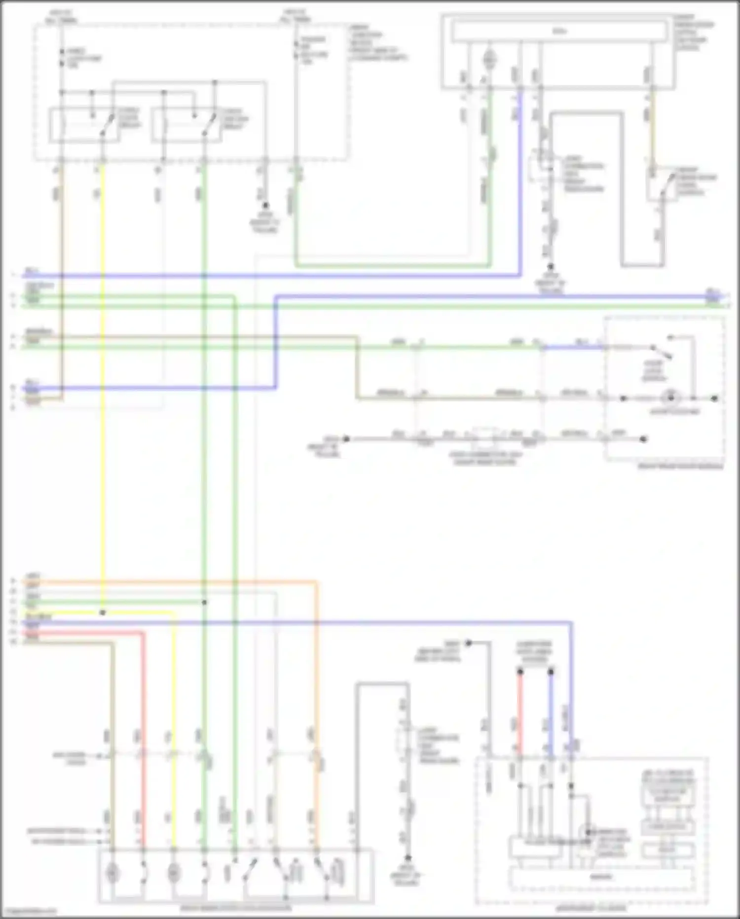 Wiring diagram rj-a for Genesis G80 II (2020-2024) (5 of 15)