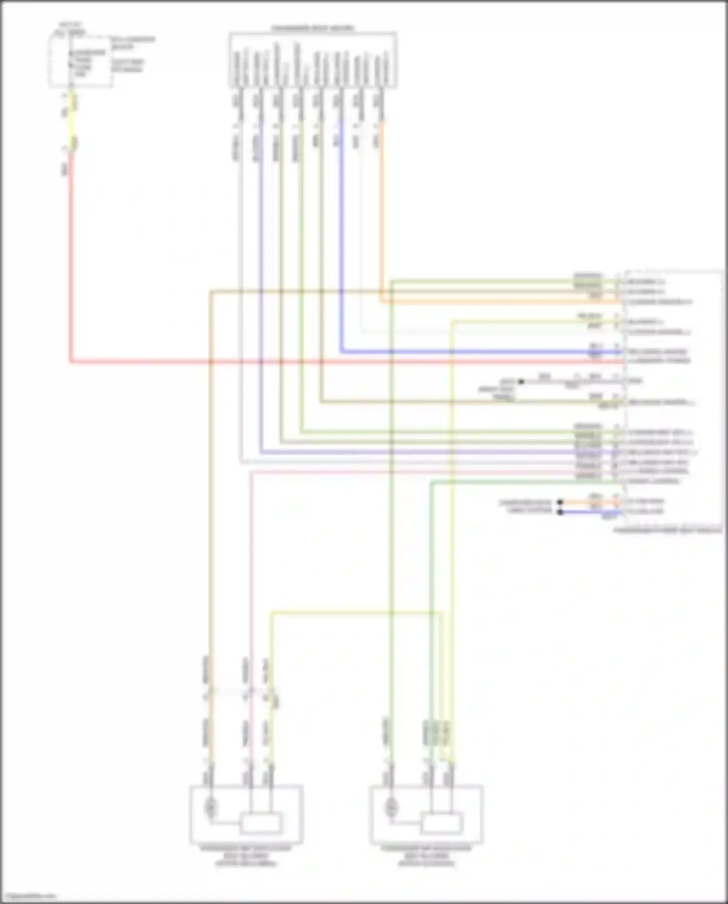 Wiring diagram s/heater pass fuse for Genesis G80 II (2020-2024) (3 of 3)