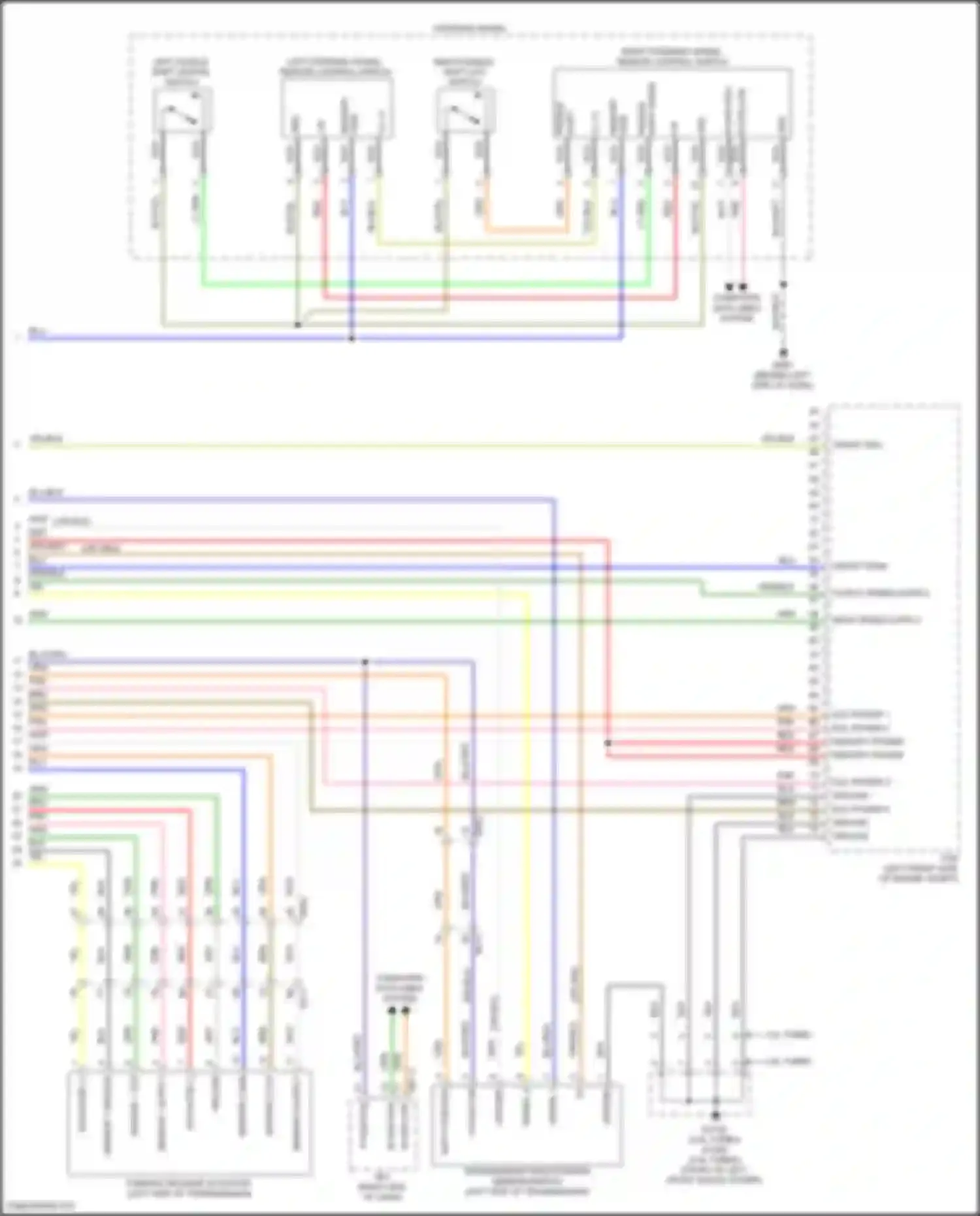 Wiring diagram shift up for Genesis G80 II (2020-2024) (1 of 7)