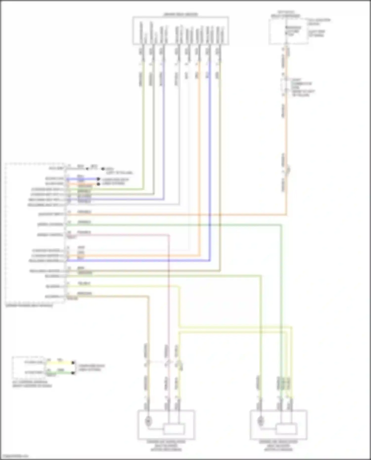 Wiring diagram speed control for Genesis G80 II (2020-2024) (1 of 2)