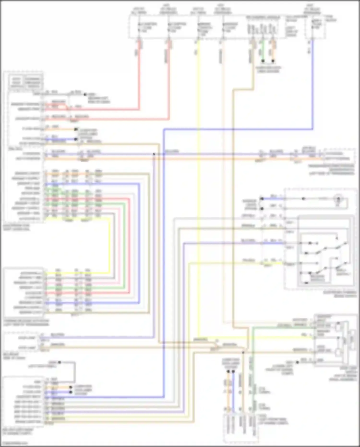 Wiring diagram switch sig for Genesis G80 II (2020-2024) (1 of 1)
