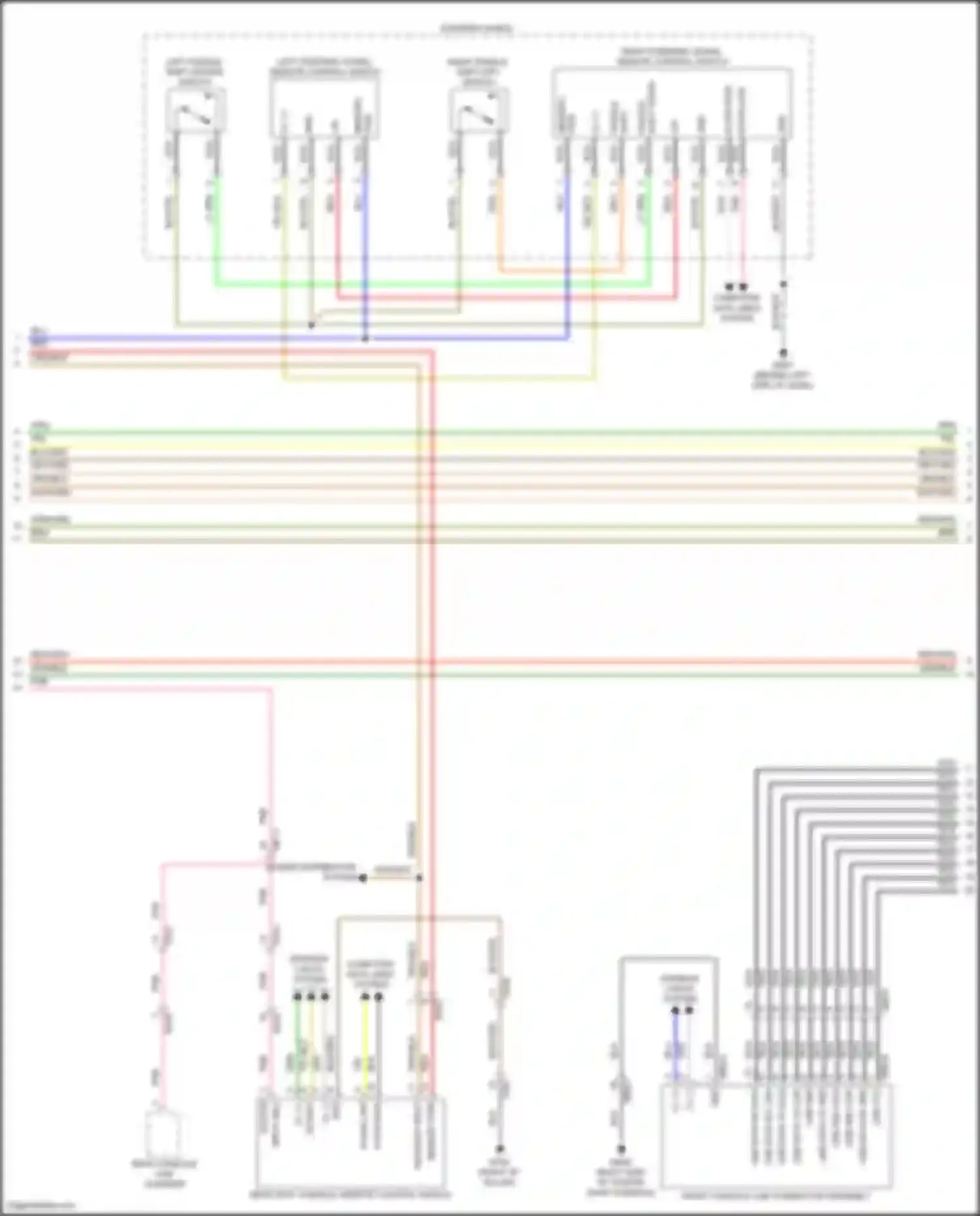 Wiring diagram usb data-rx gnd for Genesis G80 II (2020-2024) (9 of 12)